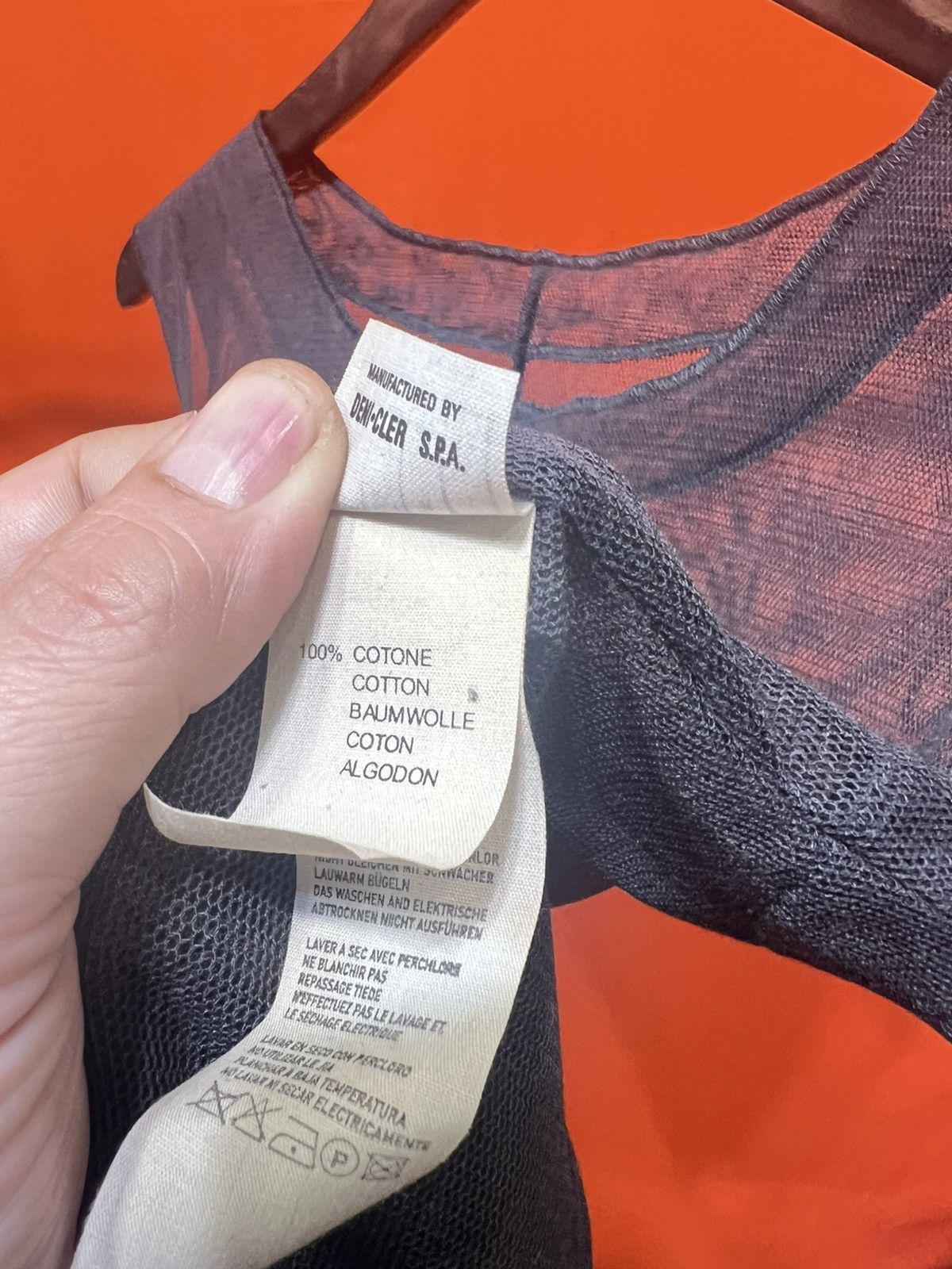 Maison Margiela MARGIELA ARCHIVES P/E 1991 cotton tulle long darted top Size M / US 6-8 / IT 42-44 - 7 Thumbnail