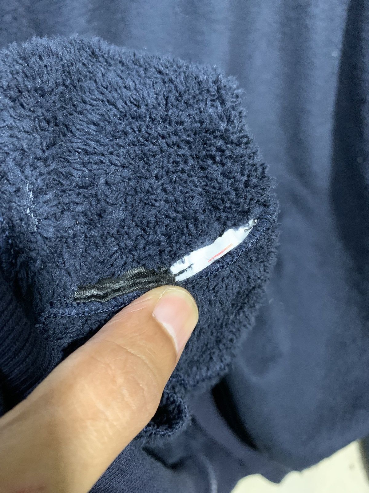 Emporio Armani 🔥Vintage 90s Emporio Armani Fleece Hoodie Jacket Size US L / EU 52-54 / 3 - 9 Thumbnail