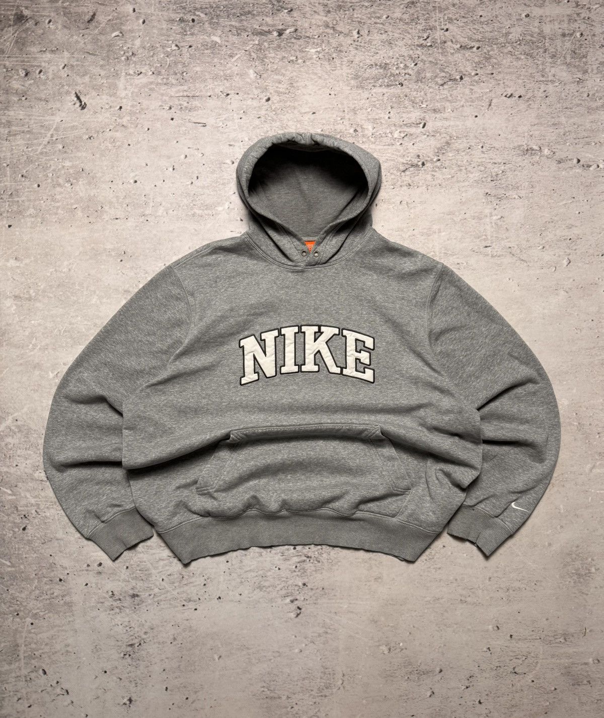 Nike × Vintage NIKE VINTAGE CENTER LOGO OVERSIZE BOXY HOODIE Size US XXL / EU 58 / 5 - 1 Thumbnail