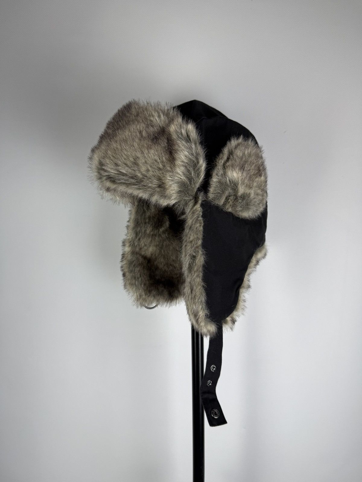 Japanese Brand × Vintage Y2K Vintage Avant Garde Hat Ushanka Fur Streetwear Style Alt Size ONE SIZE - 1 Thumbnail