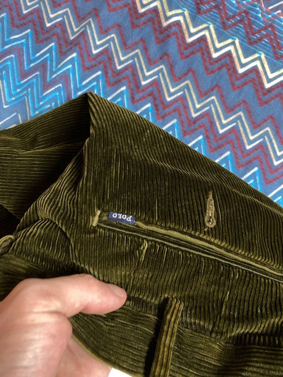 Polo Ralph Lauren × Vintage Vintage Polo Ralph Lauren Velvet Pants Y2K Corduroy Size US 34 / EU 50 - 13 Thumbnail