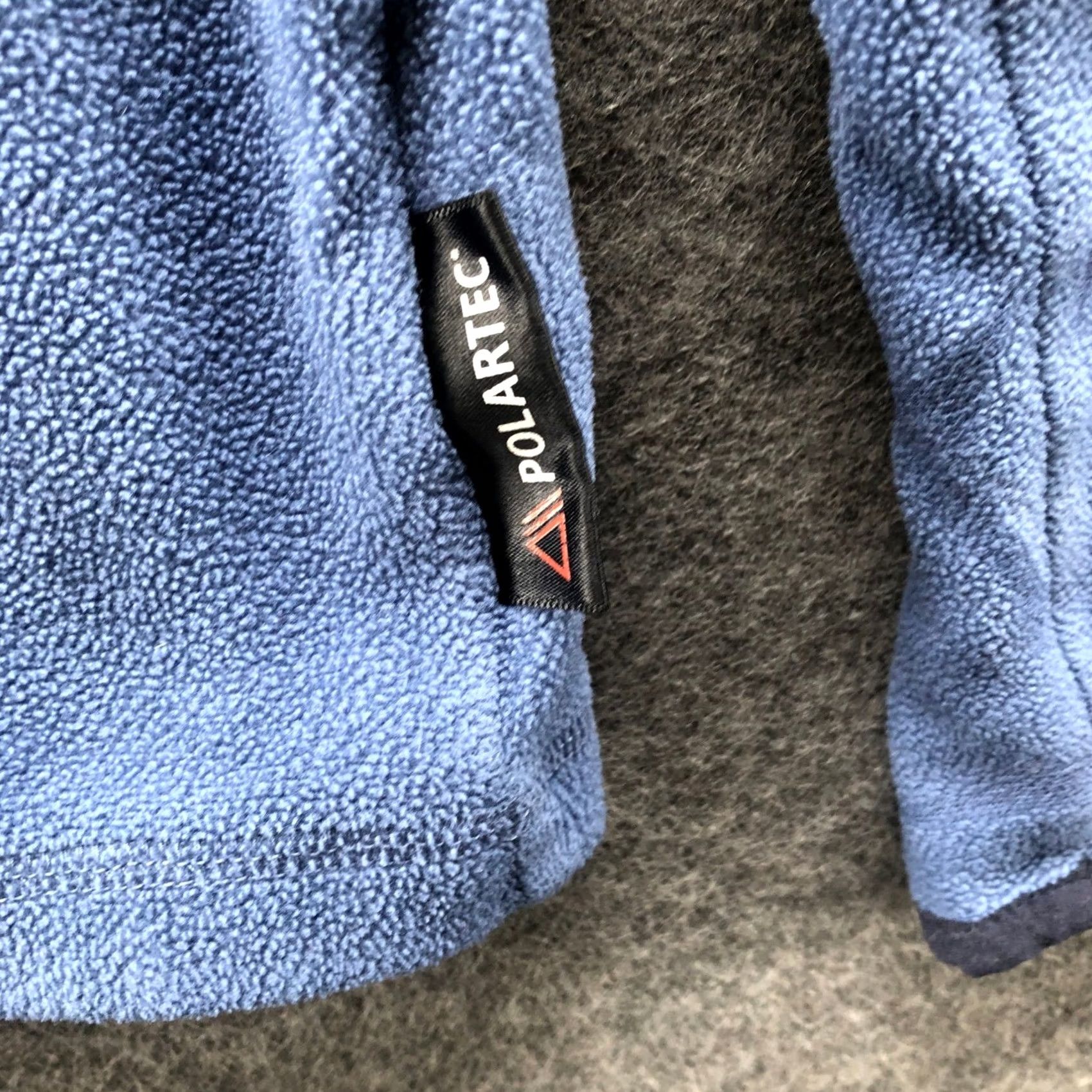 Vintage Columbia Polartec Fleece Pullover Womens L Blue 1/4 Zip Sweater Size L / US 10 / IT 46 - 6 Thumbnail