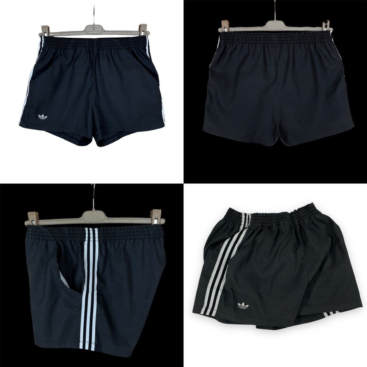 Adidas 70s VENTEX FRANCE Trefoil 3-Stripes Sprinter Running Shorts Size US 32 / EU 48 - 1 Thumbnail