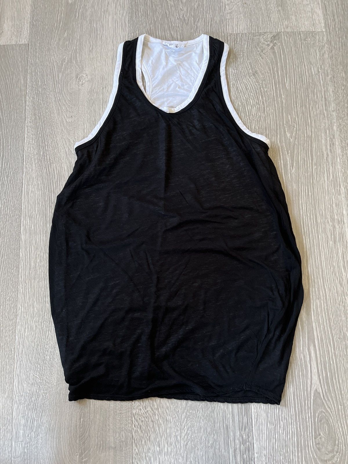Helmut Lang Ribbed Tank Top Size US S / EU 44-46 / 1 - 1 Thumbnail