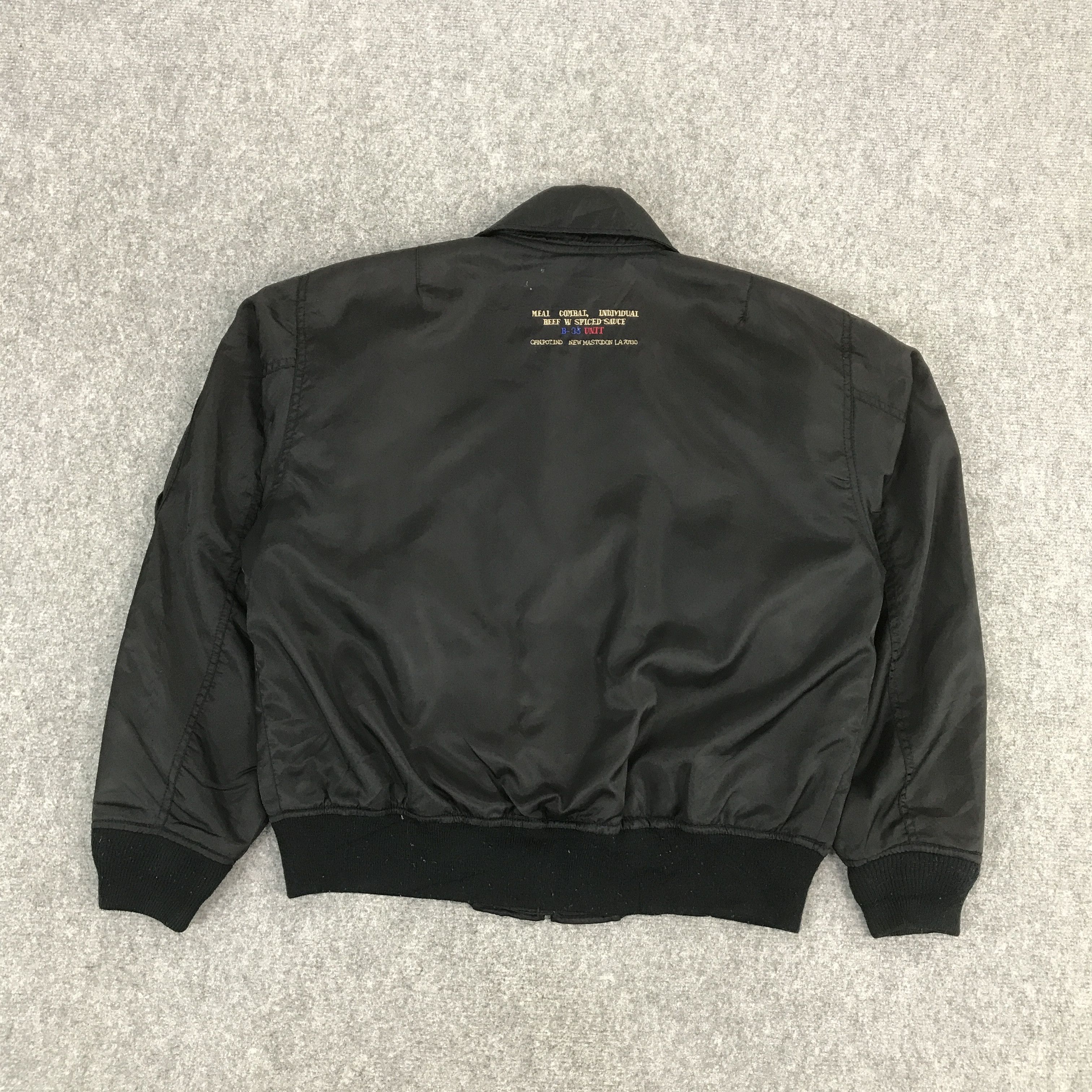 Japanese Brand MEAL COMBAT INDIVIDUAL MA-1 BOMBER JACKET Size US M / EU 48-50 / 2 - 2 Thumbnail