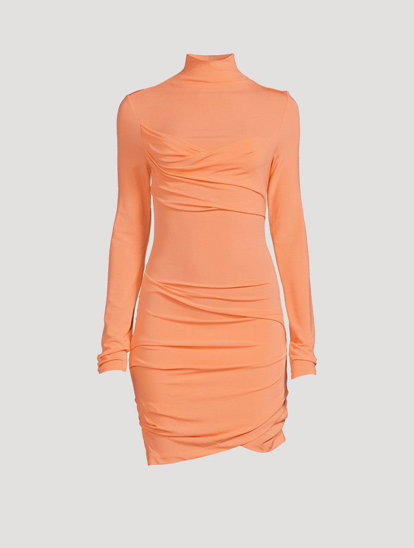 Off-White o1y1125 Midi Dress in Mandarin Size L / US 10 / IT 46 - 1 Thumbnail