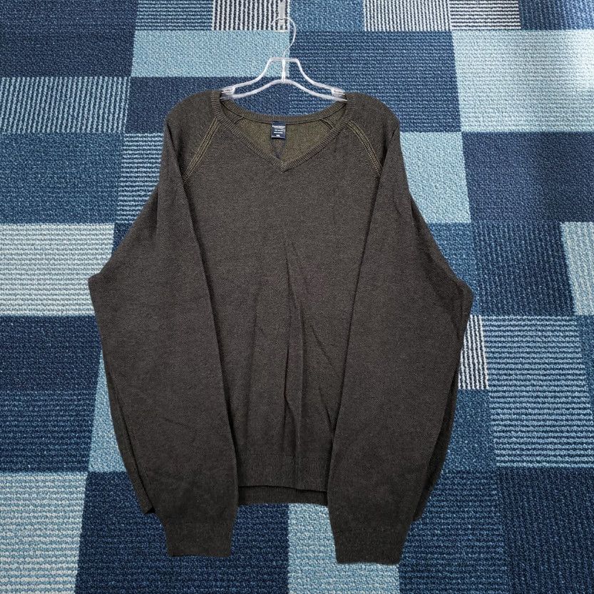 Vintage VINTAGE Tailor Sweater Mens 2XL Gray Pullover Reversible Neck Cotton NEW Size US XXL / EU 58 / 5 - 1 Thumbnail