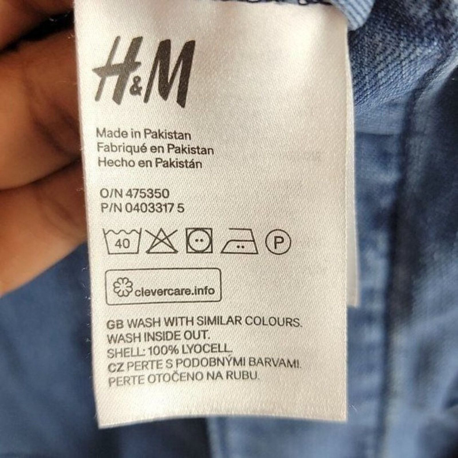 H&M H&M Womens Chambray Utility Romper Sleeveless Pockets Size 27" / US 4 / IT 40 - 7 Thumbnail