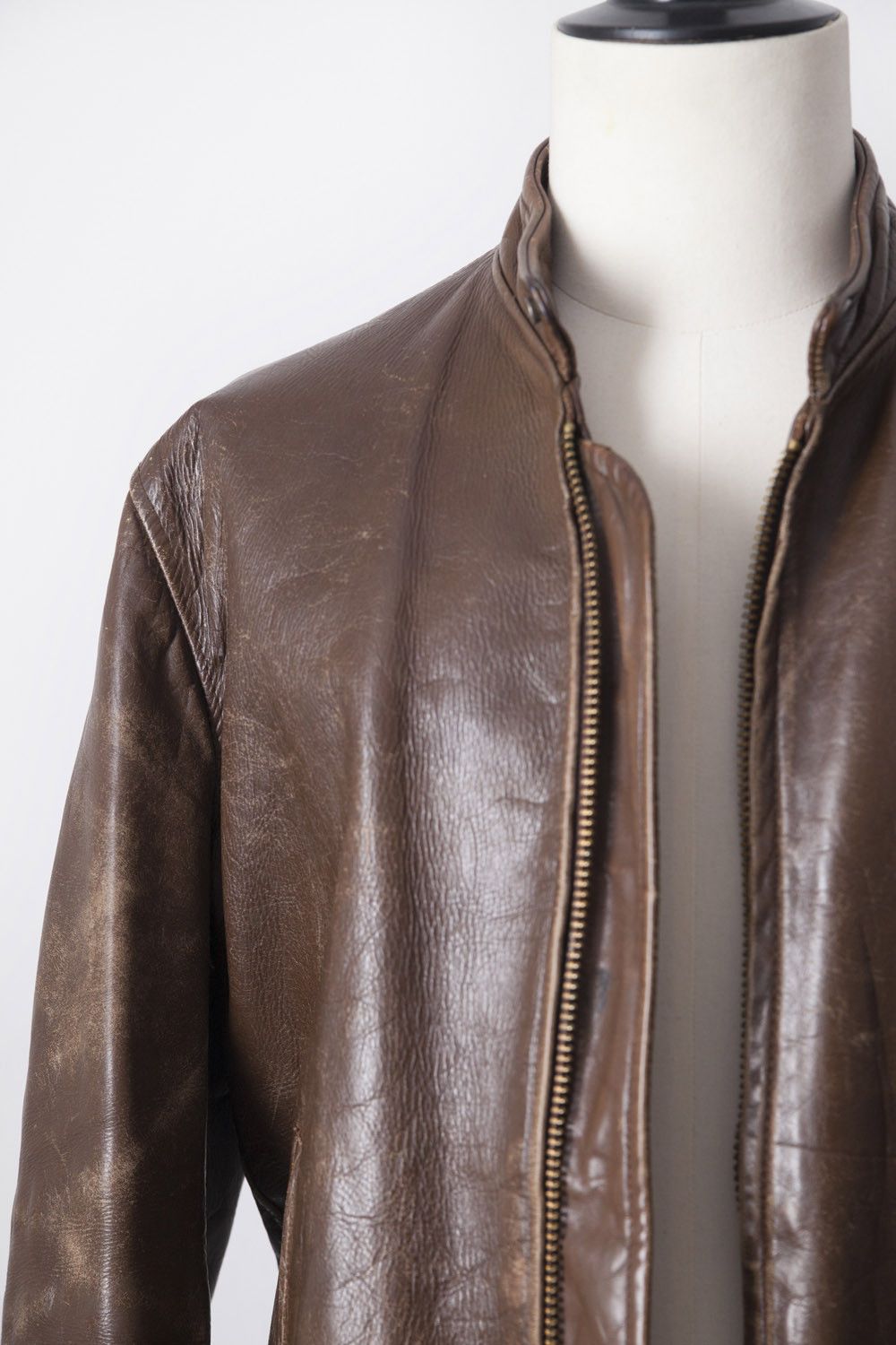 Vintage 1970's single rider leather jacket Size US L / EU 52-54 / 3 - 2 Thumbnail