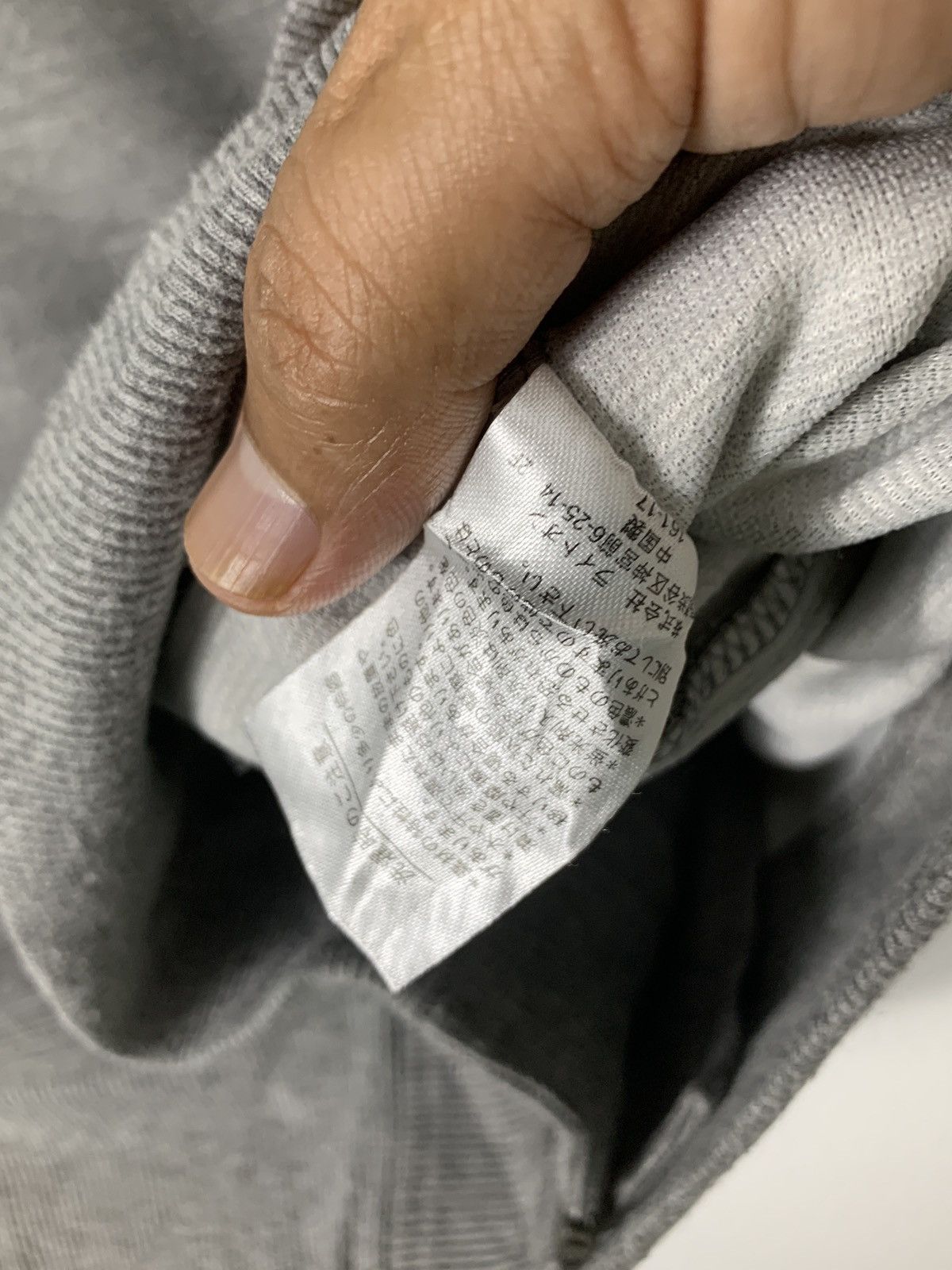 Japanese Brand × Vintage Vintage Authentic zipper Back Number Sweatshirt Size US M / EU 48-50 / 2 - 4 Thumbnail