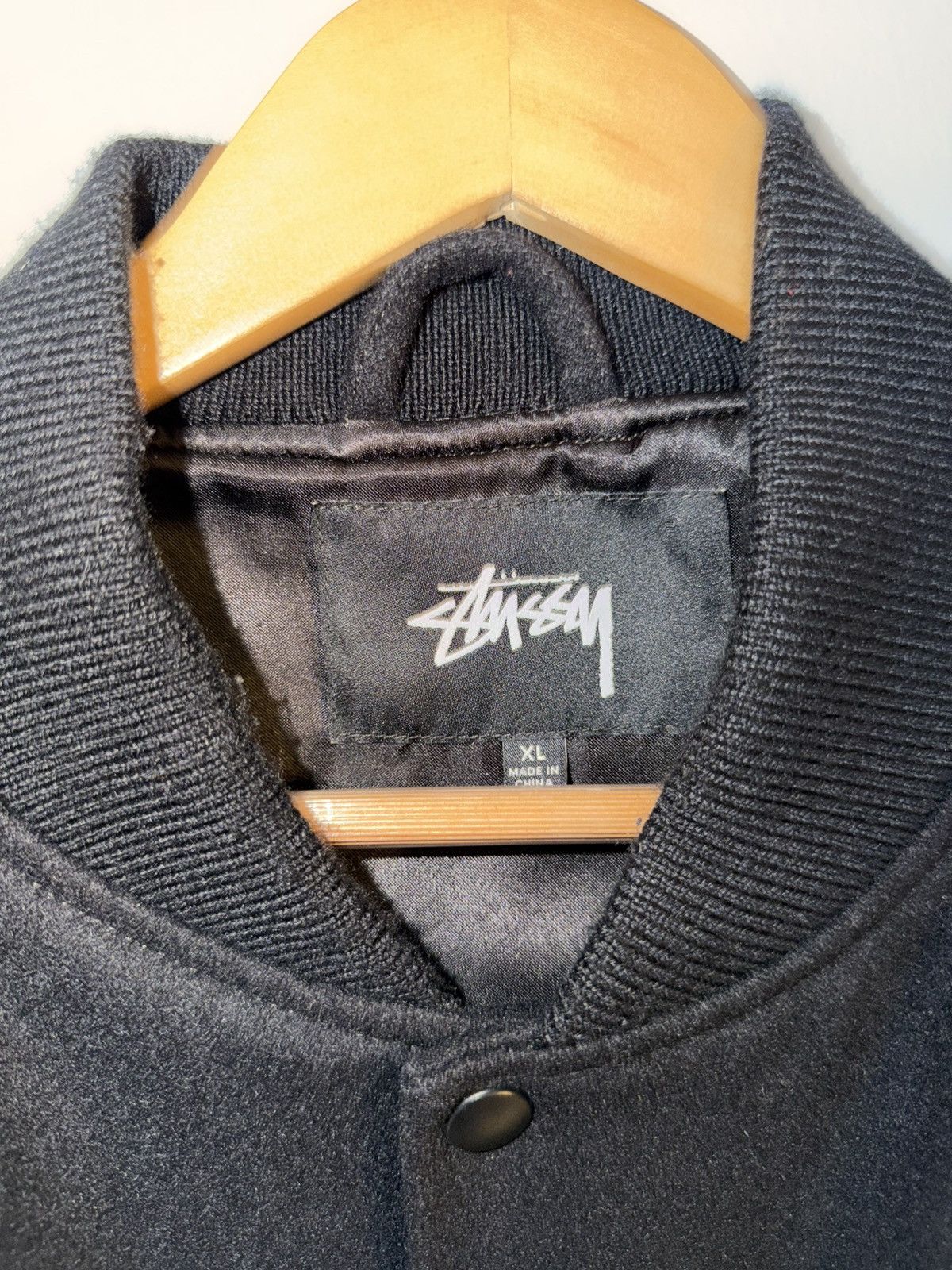Comme des Garcons × Stussy Stussy X CDG Varsity Jacket Size US XL / EU 56 / 4 - 6 Thumbnail