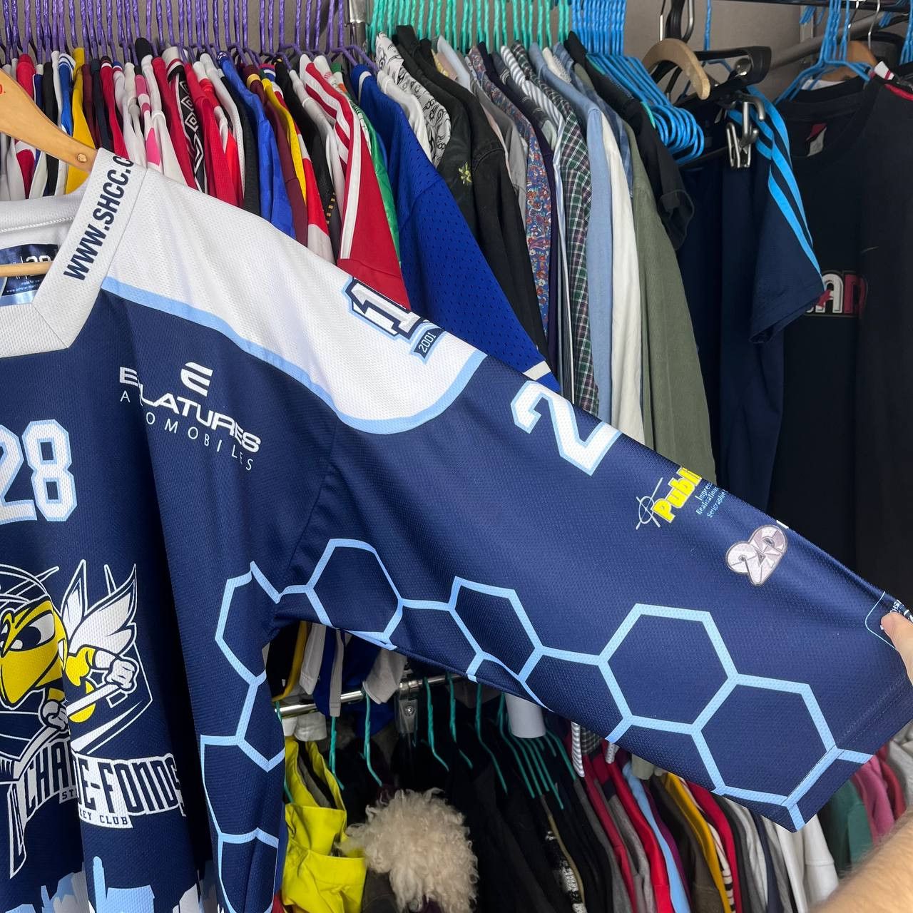 Other SHC La Chaux-de-Fonds Hockey Jersey #28 Zybach Size US M / EU 48-50 / 2 - 3 Thumbnail