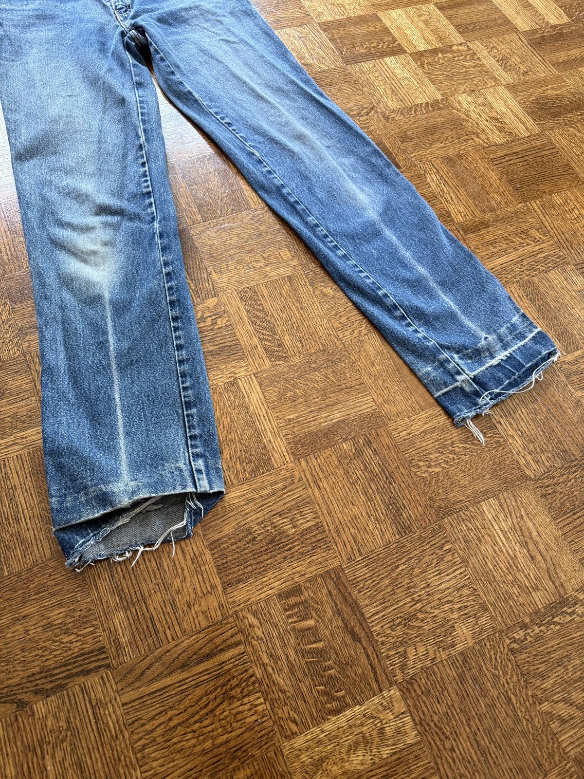 Vintage Vintage 80s Jordache Faded Denim Jeans Size US 28 / EU 44 - 2 Thumbnail