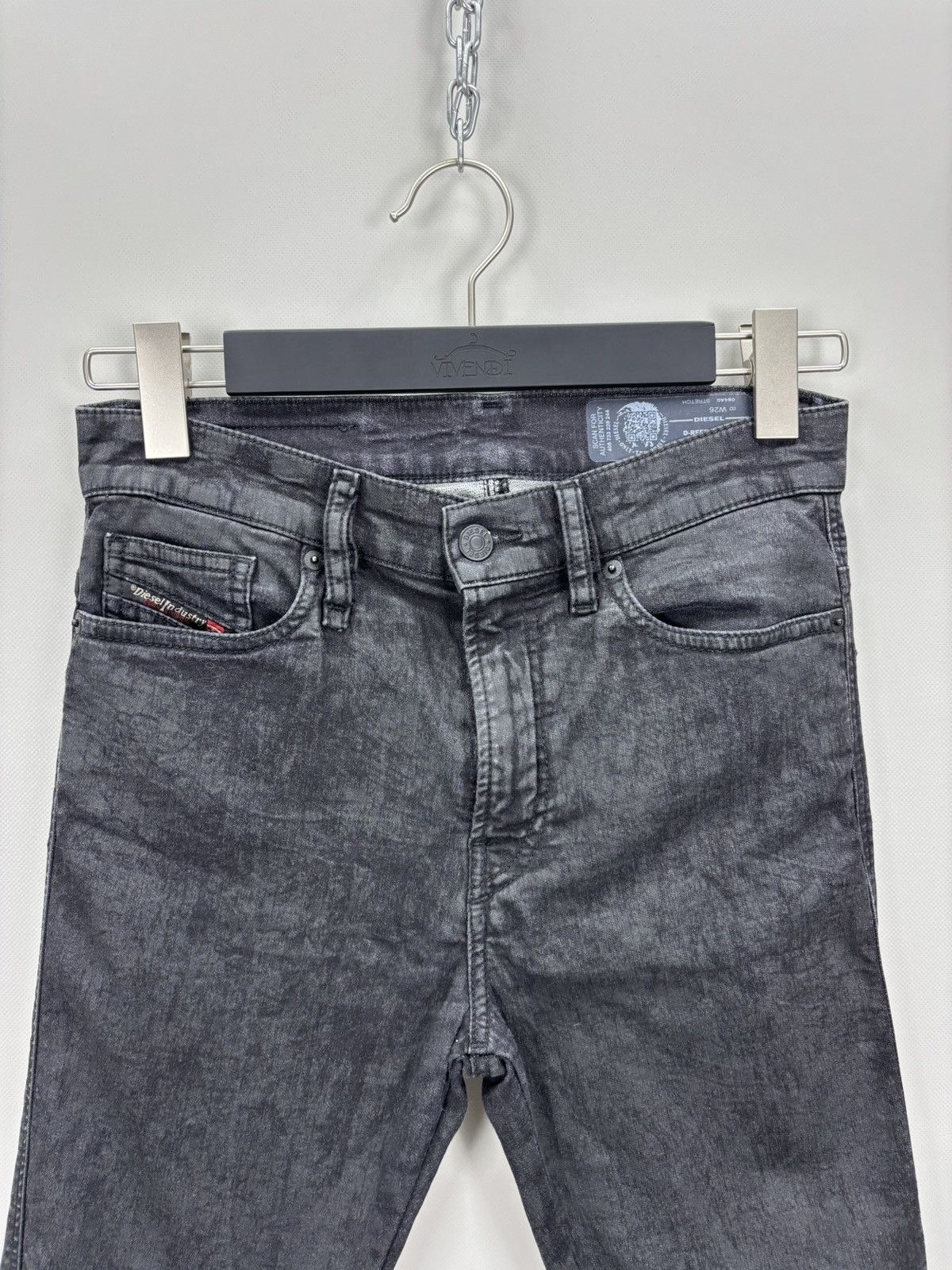 Diesel Womens jeans Diesel Size 26 Color Black Size 24" / US 00 / IT 34 - 4 Thumbnail
