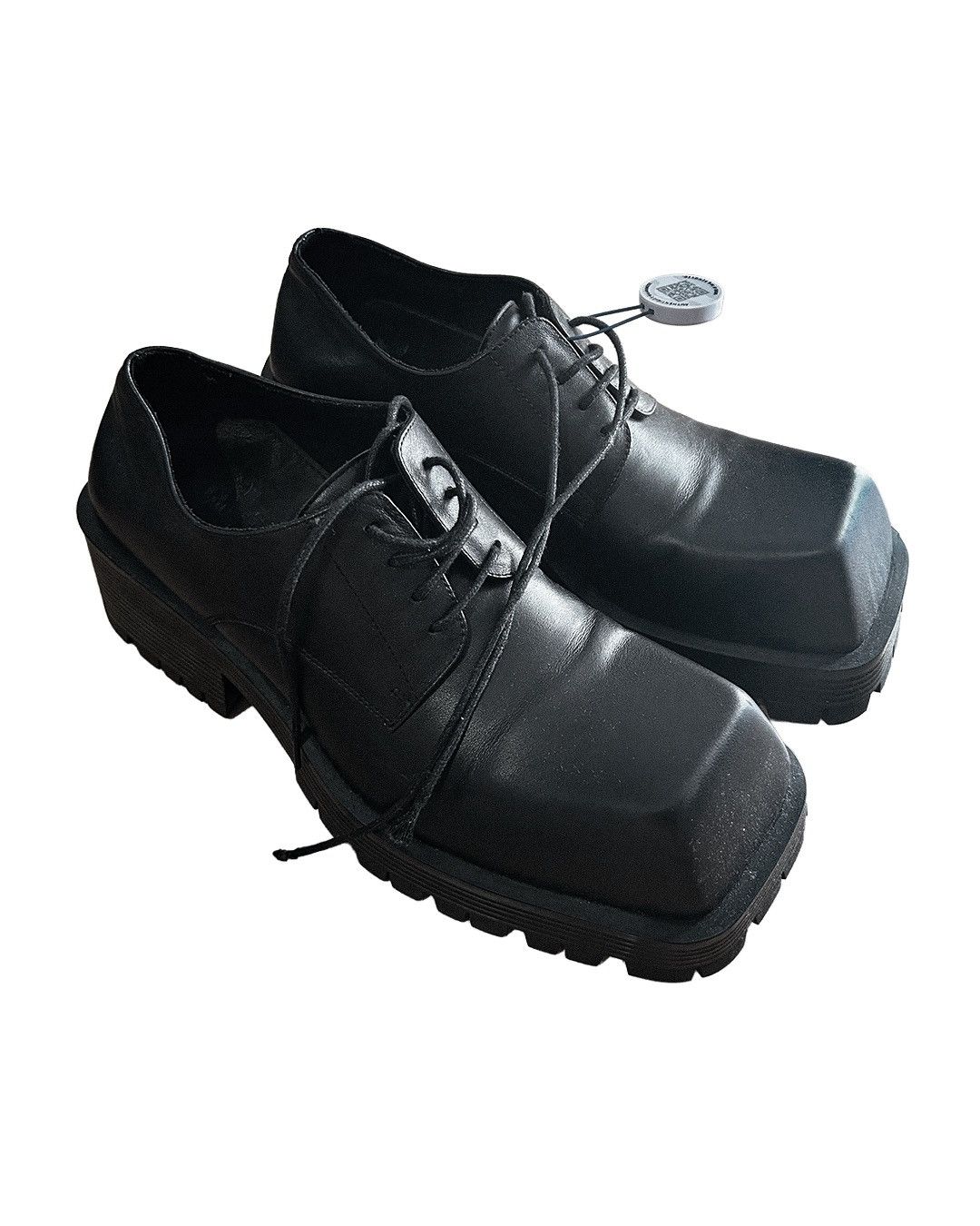 Balenciaga Balenciaga trooper Derby in black Size US 8 / EU 41 - 1 Thumbnail