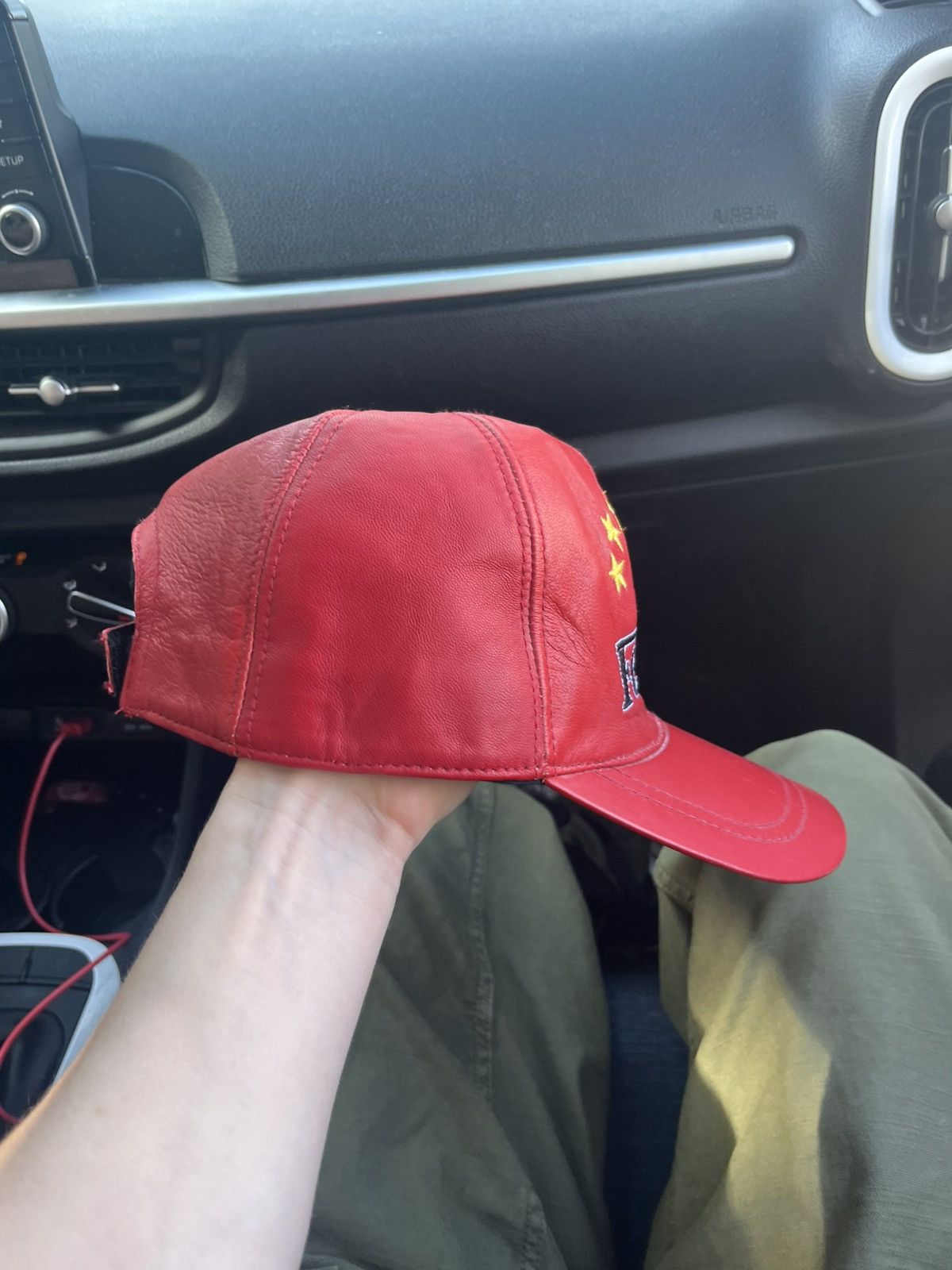 Vintage Ferrari cap vintage red Size ONE SIZE - 4 Thumbnail