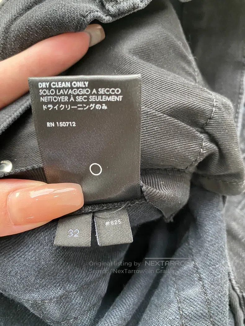 Amiri Amiri Size 32 Black Logo destroys jeans Size US 32 / EU 48 - 5 Thumbnail