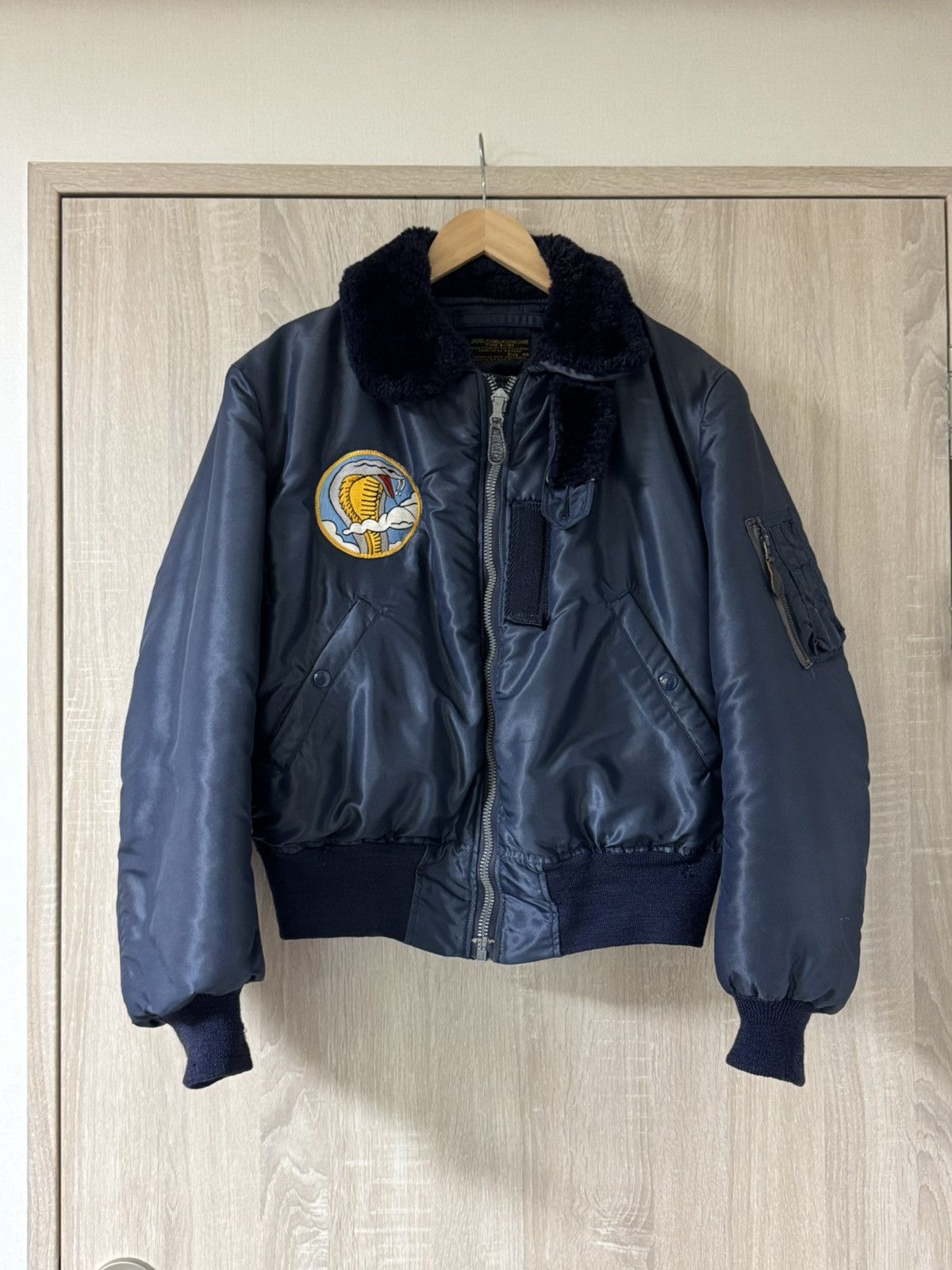 Vintage 1950s USAF B-15C flight jacket Size US M / EU 48-50 / 2 - 1 Thumbnail
