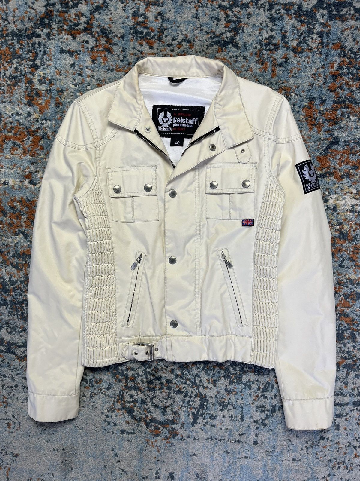 Belstaff × Vintage Vintage 90s Belstaff Gangster 1969 cropped biker jacket Size L / US 10 / IT 46 - 1 Thumbnail