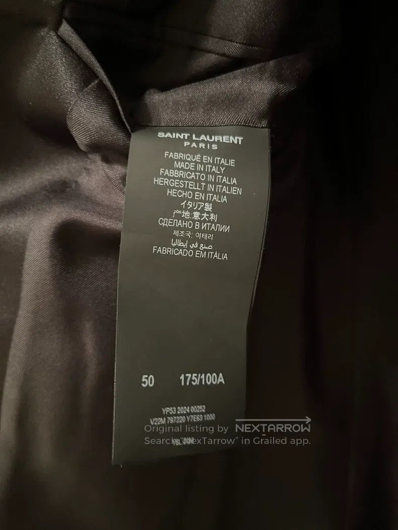 Saint Laurent Paris Saint Laurent Paris Double-row six-button tuxedo jacket Size US M / EU 48-50 / 2 - 6 Thumbnail