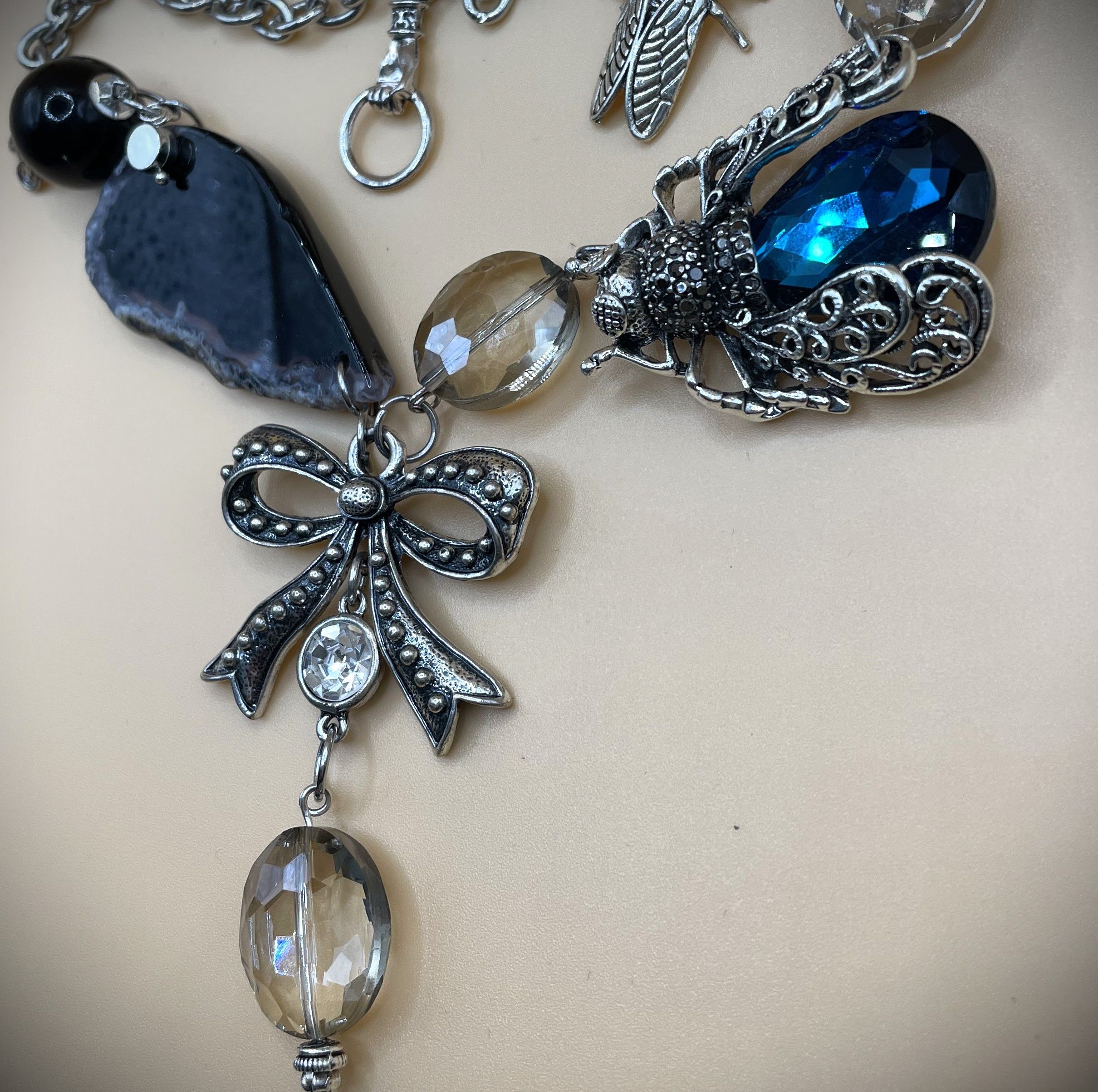 Other Necklace in steampunk and baroque style. Size ONE SIZE - 2 Thumbnail