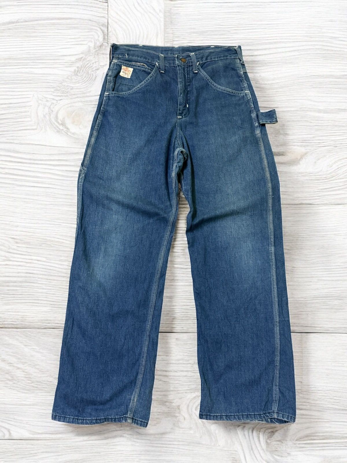 Vintage Vintage 90s Pointer Carpenter Jeans Baggy Talon Zipper Jeans Size US 28 / EU 44 - 1 Thumbnail