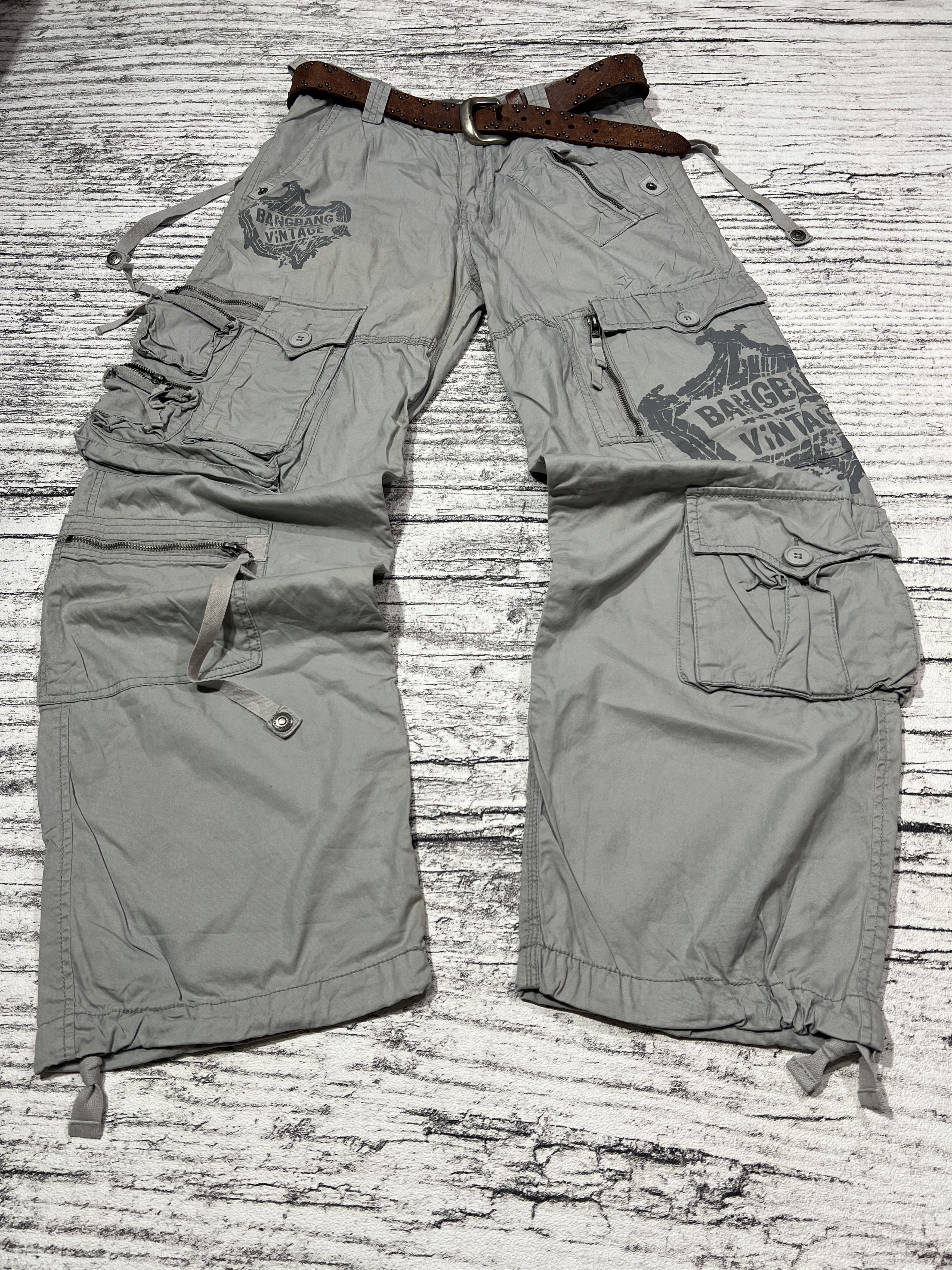 Japanese Brand 2000s Hysteric Bondage Adjustable Baggy Cargo y2k Lgb Ifsix Size US 28 / EU 44 - 1 Thumbnail