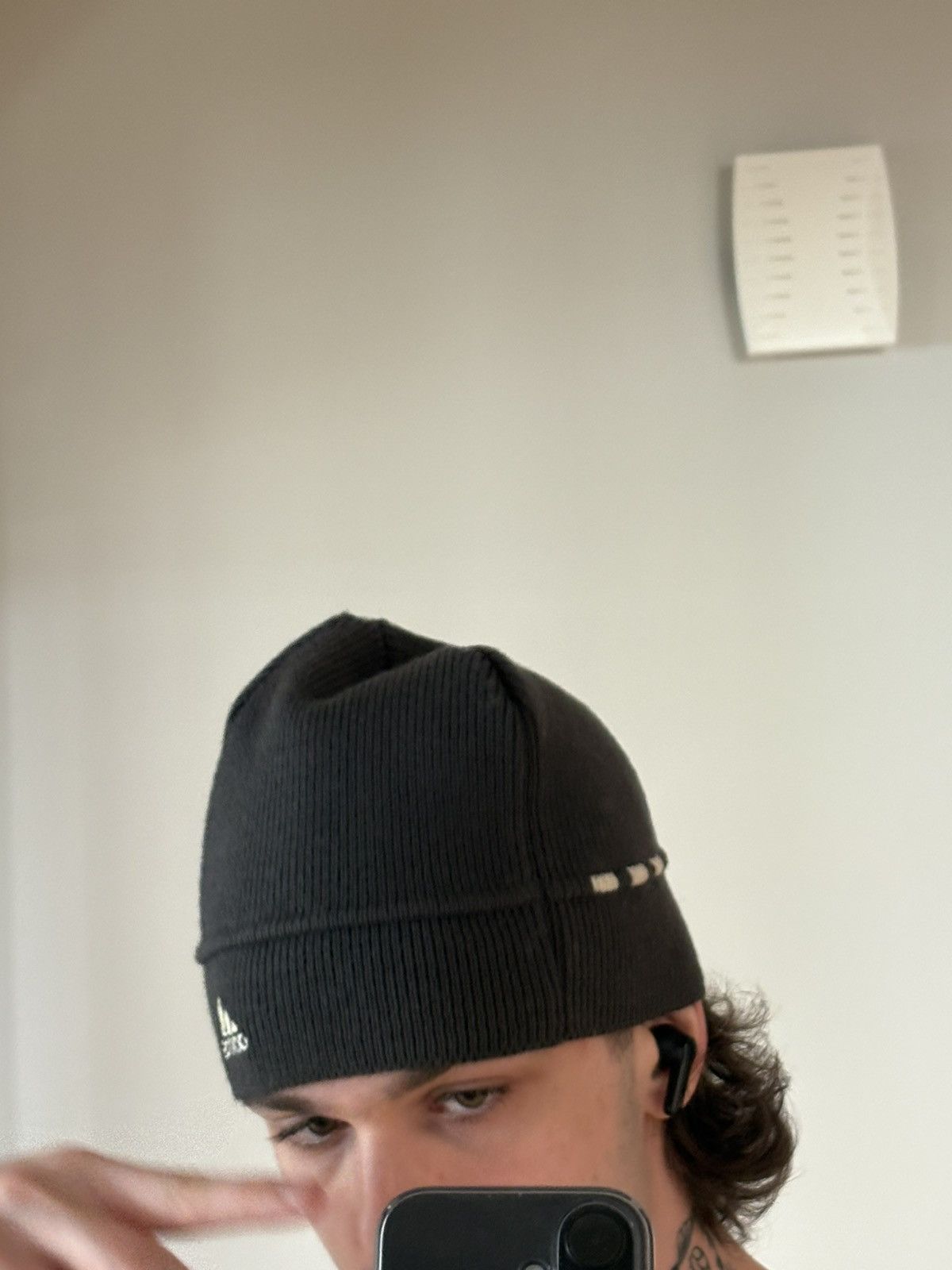 Adidas 90s adidas beanie hat three stripes blokecore y2k vintage Size ONE SIZE - 3 Thumbnail