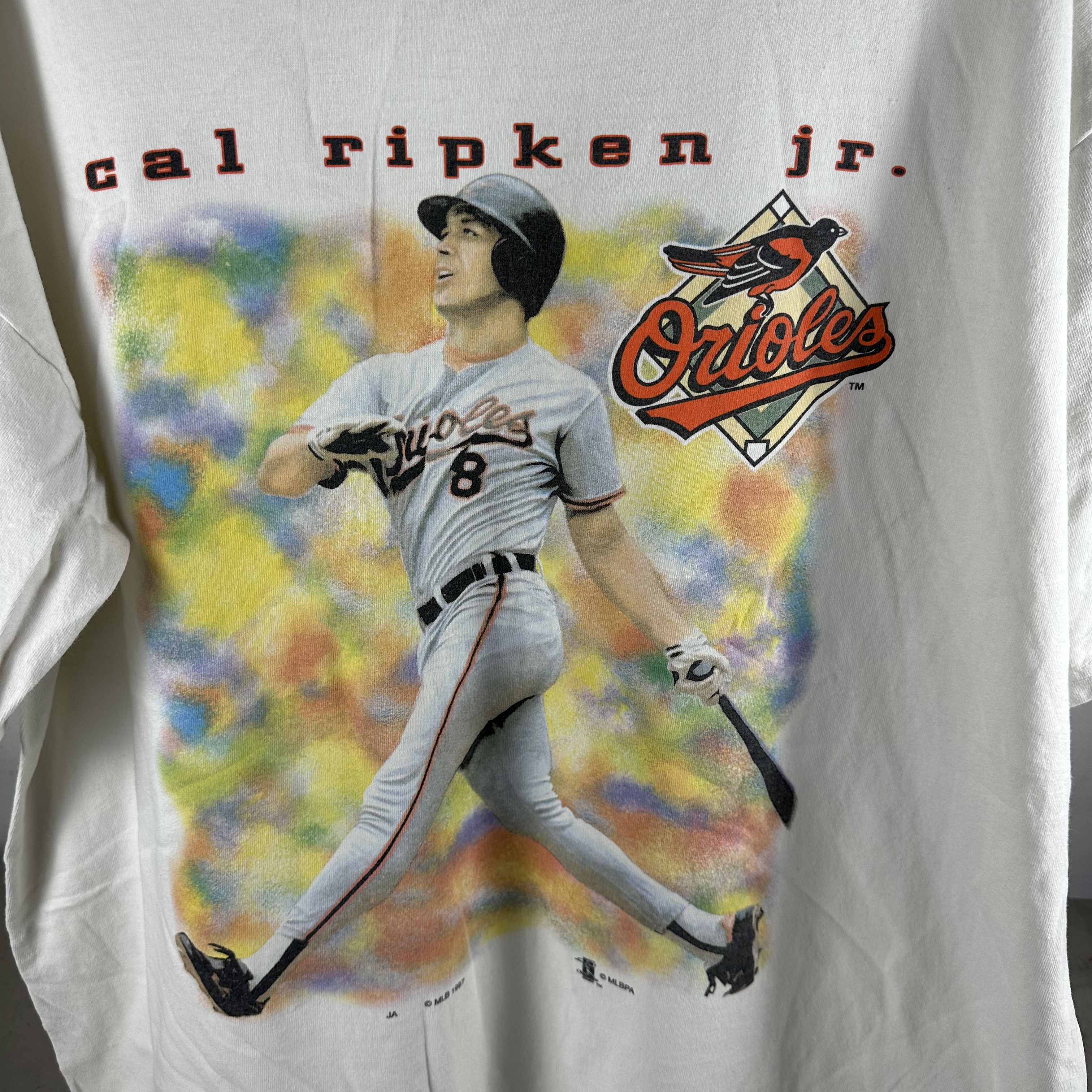 Vintage Vintage 1997 Cal Ripken JR Baltimore Orioles MLB T-shirt Size US XXL / EU 58 / 5 - 2 Thumbnail