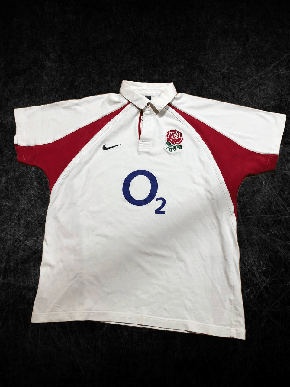 Nike Y2K Vintage Nike O2 England Short Sleeve Rugby Polo Size US L / EU 52-54 / 3 - 1 Thumbnail