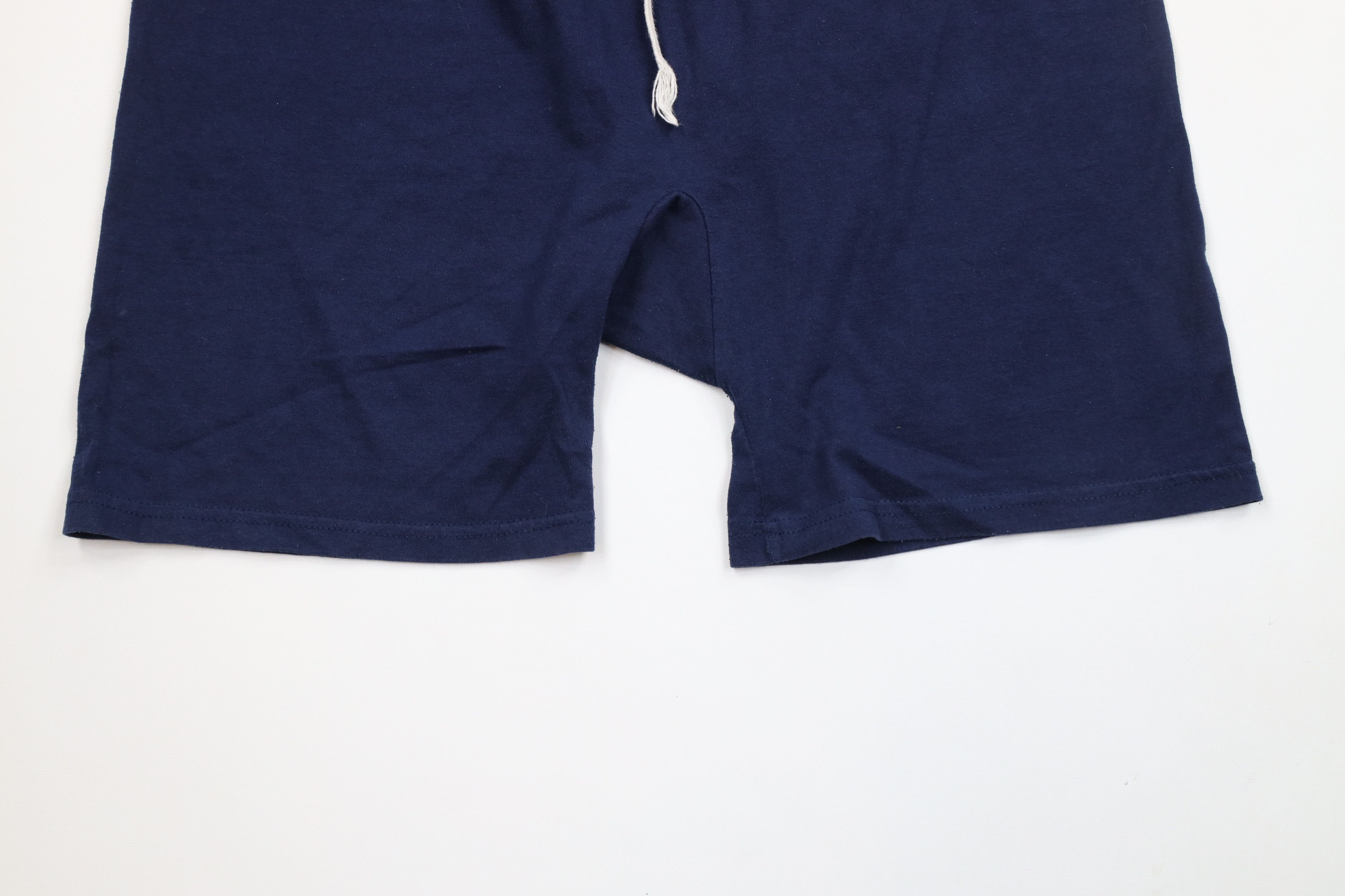 Russell Athletic × Vintage Vintage 90s Russell Athletic Above Knee Shorts Navy Blue USA Size US 36 / EU 52 - 4 Thumbnail