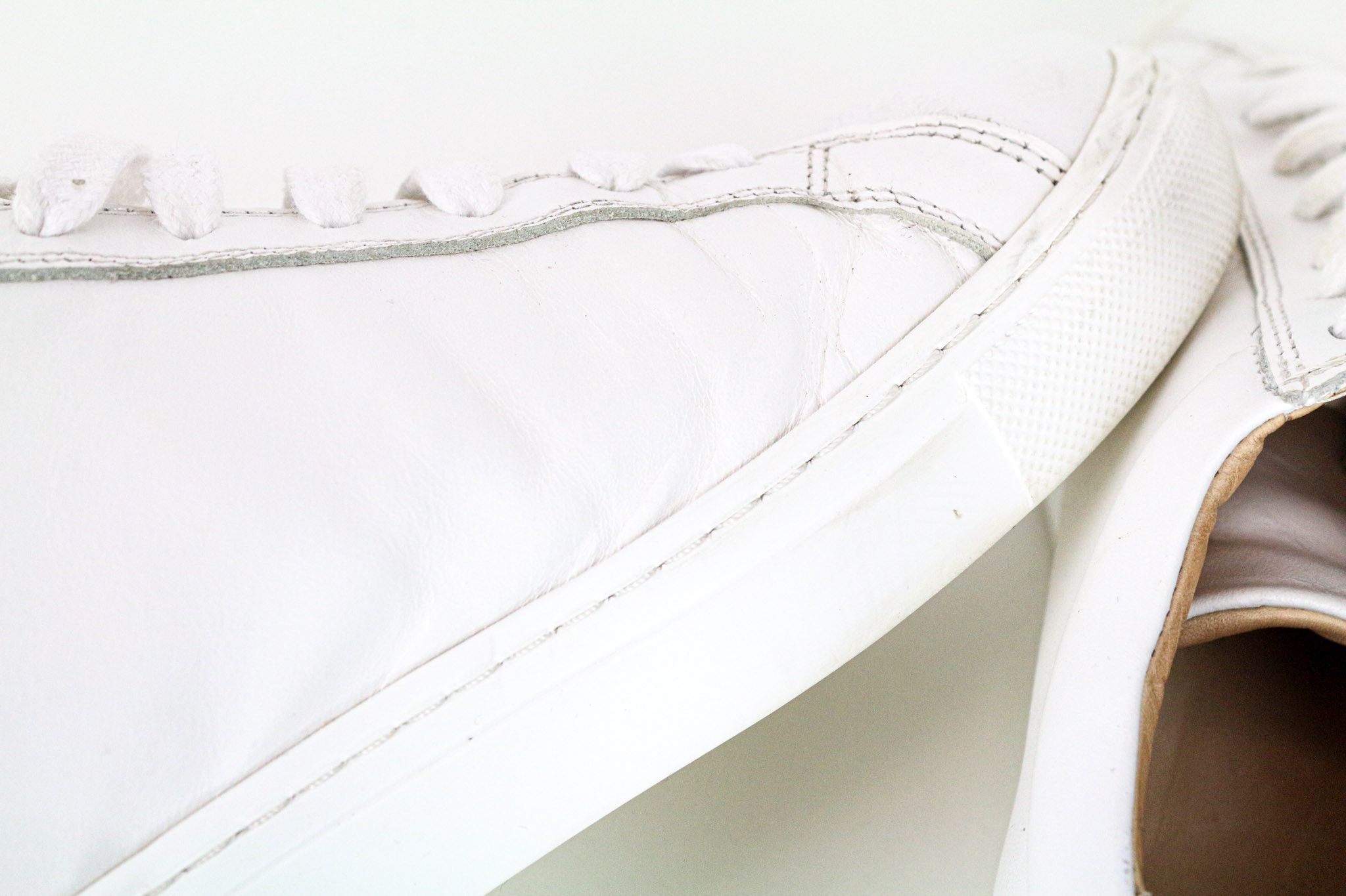 Suitsupply EU42 White Genuine Leather Low-Top Leisure 72908 Size US 9 / EU 42 - 14 Thumbnail