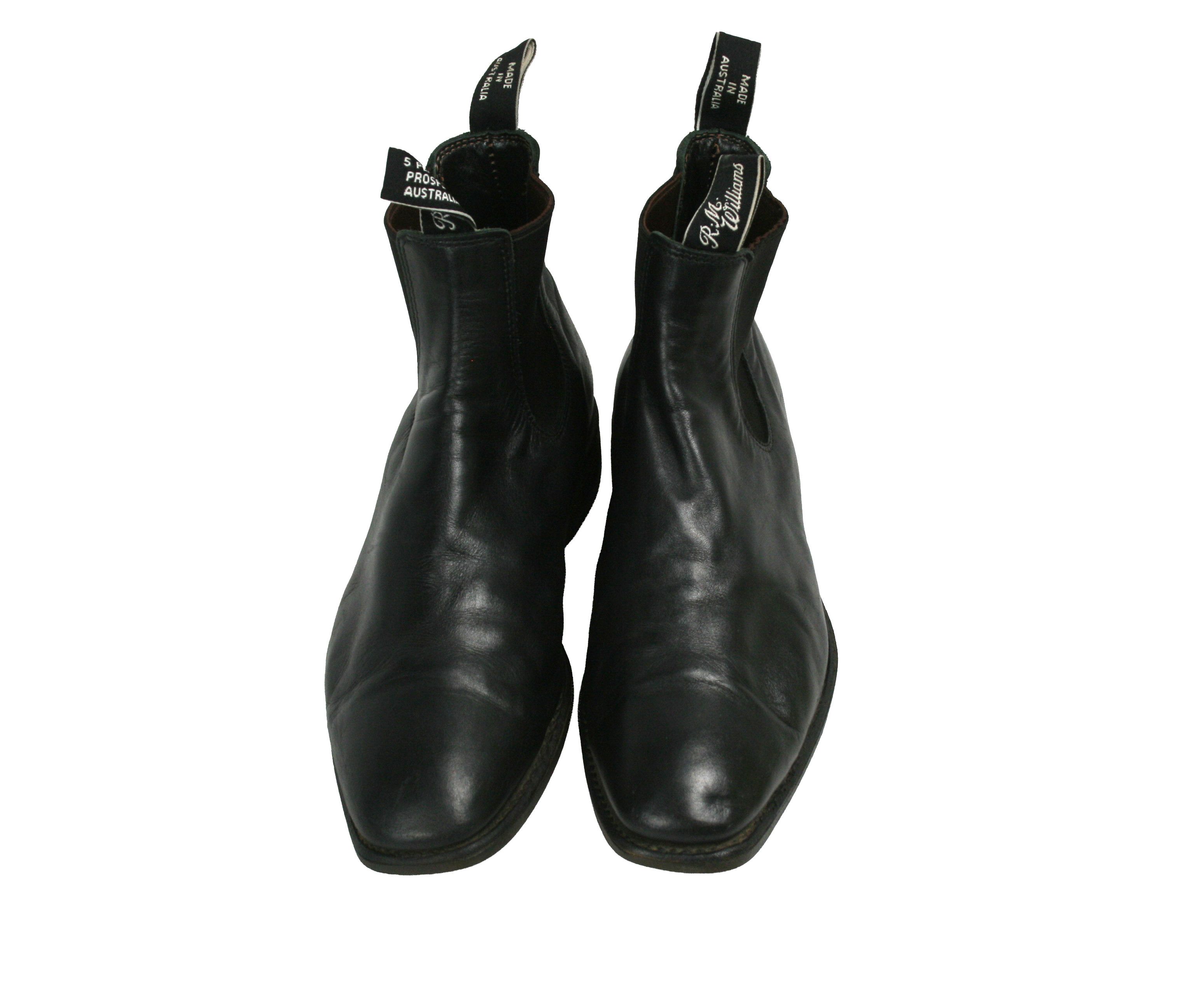 R.M. Williams 00S Craftsman Comfort Chelsea Boots Vintage Australia Size US 8 / EU 41 - 11 Thumbnail