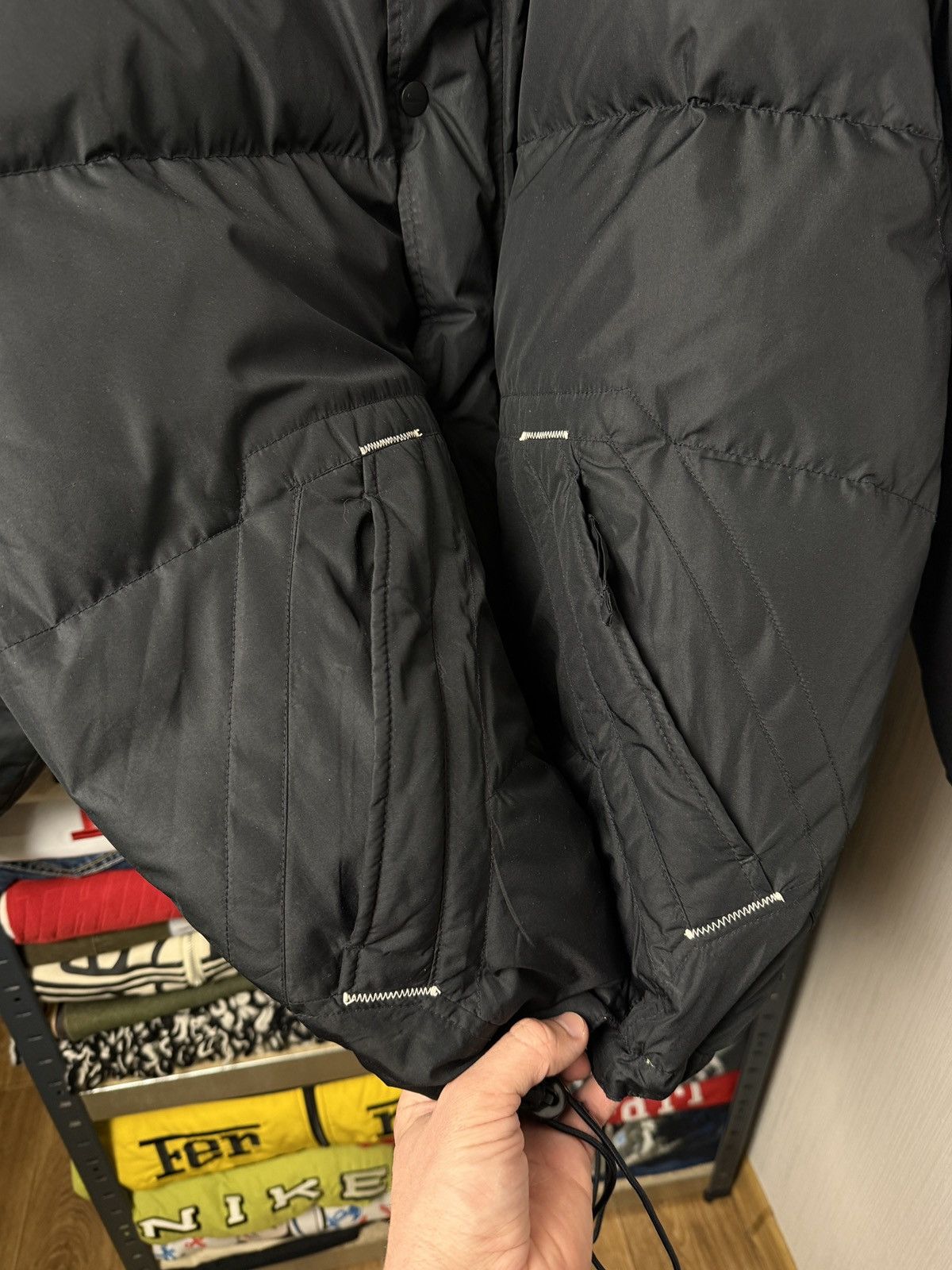 Nike Nike Vintage Puffer Jacket Y2K Big Logo Outdoor Jacket Size US M / EU 48-50 / 2 - 7 Thumbnail
