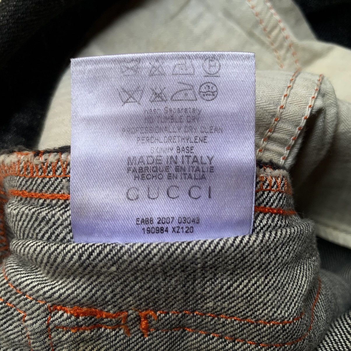 Gucci Gucci jeans with zippered pockets on the back Size US 29 - 17 Thumbnail