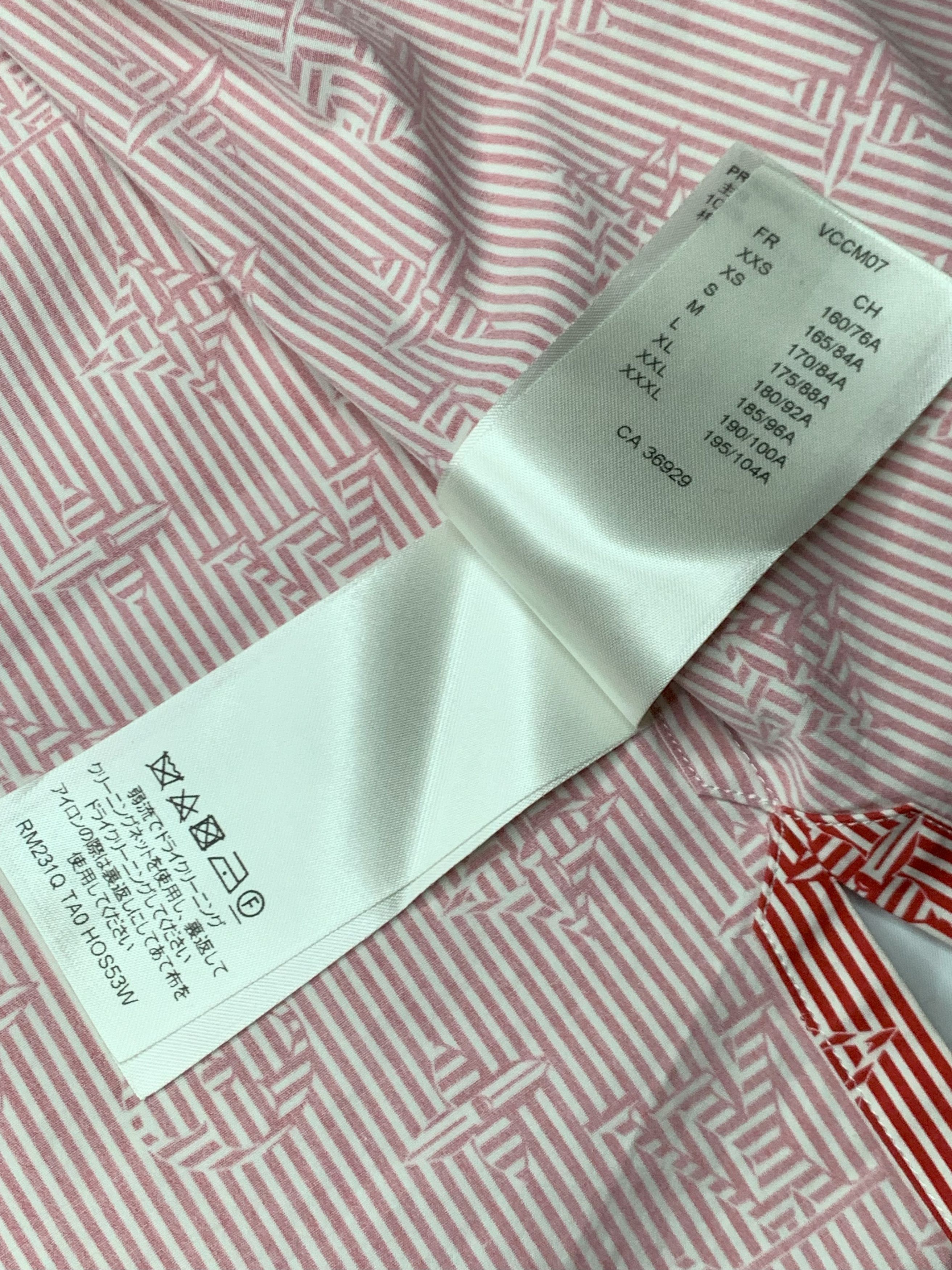 Louis Vuitton LV Signature Stripe Monogram Shirt (M) Size US M / EU 48-50 / 2 - 6 Thumbnail