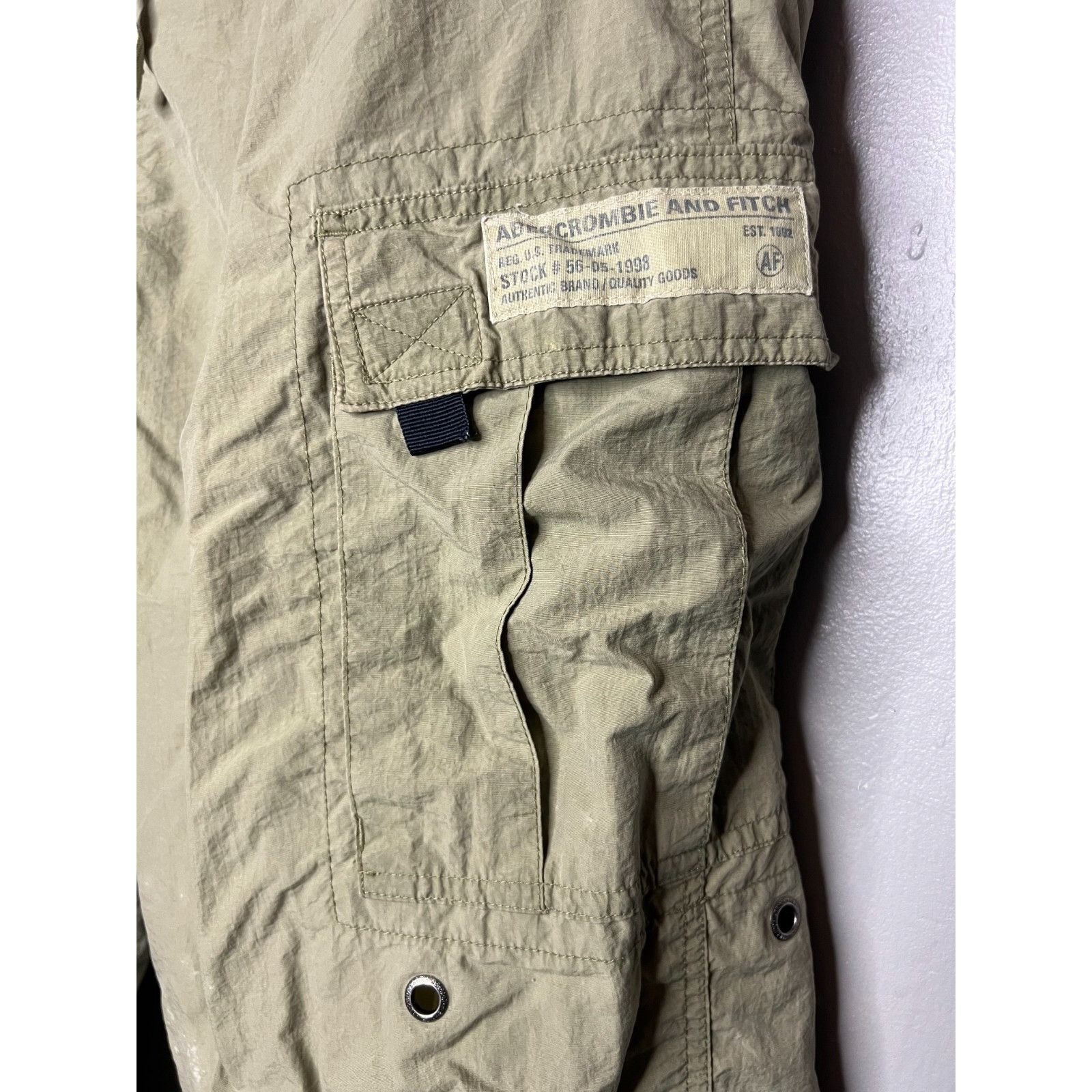 Abercrombie & Fitch Vintage Abercrombie Fitch Pants Mens LG 32 Paratrooper Nylon Size US 32 / EU 48 - 3 Thumbnail