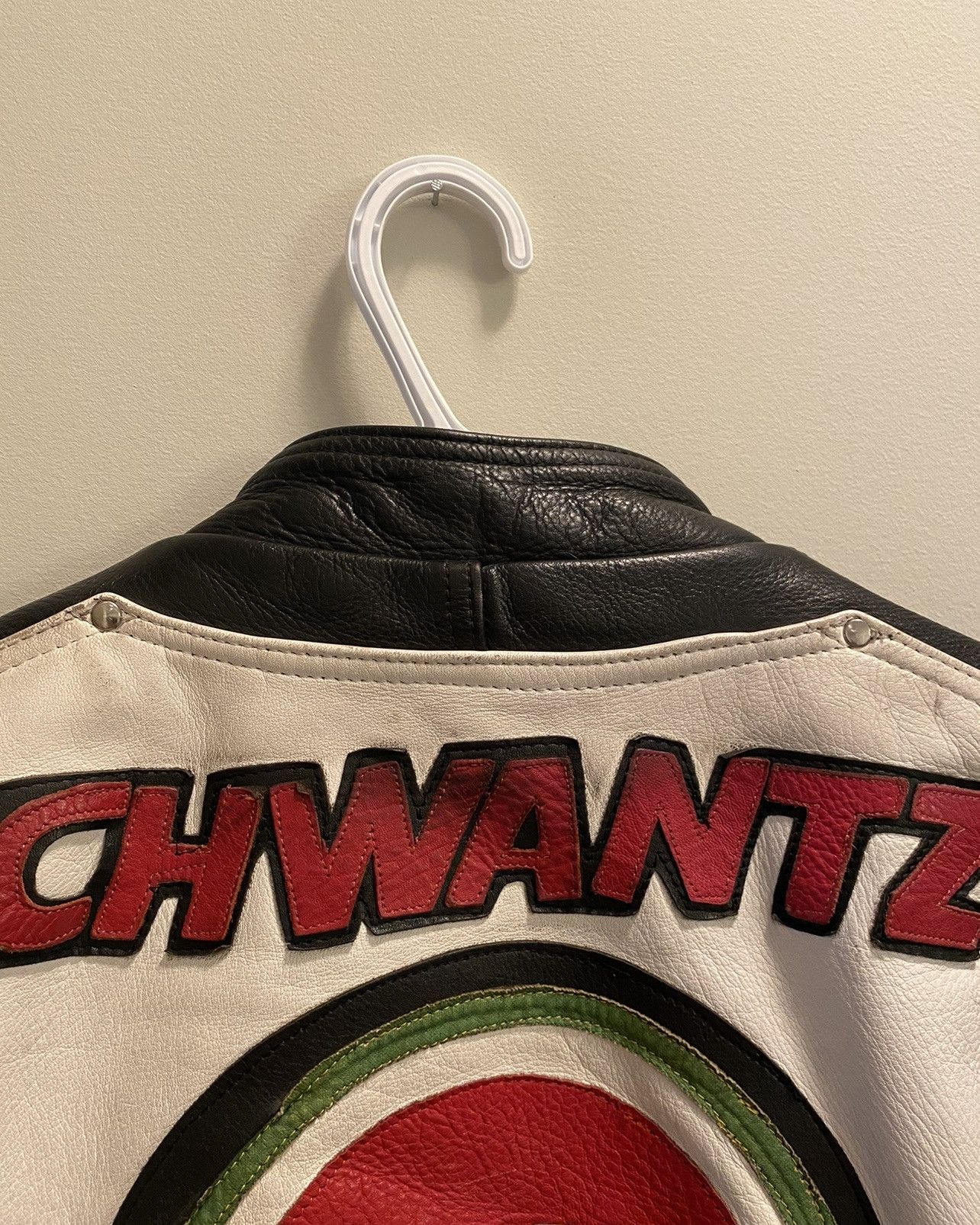 Vintage VINTAGE SUZUKI LUCKY STRIKE LEATHER RIDING JACKET Size US L / EU 52-54 / 3 - 14 Thumbnail
