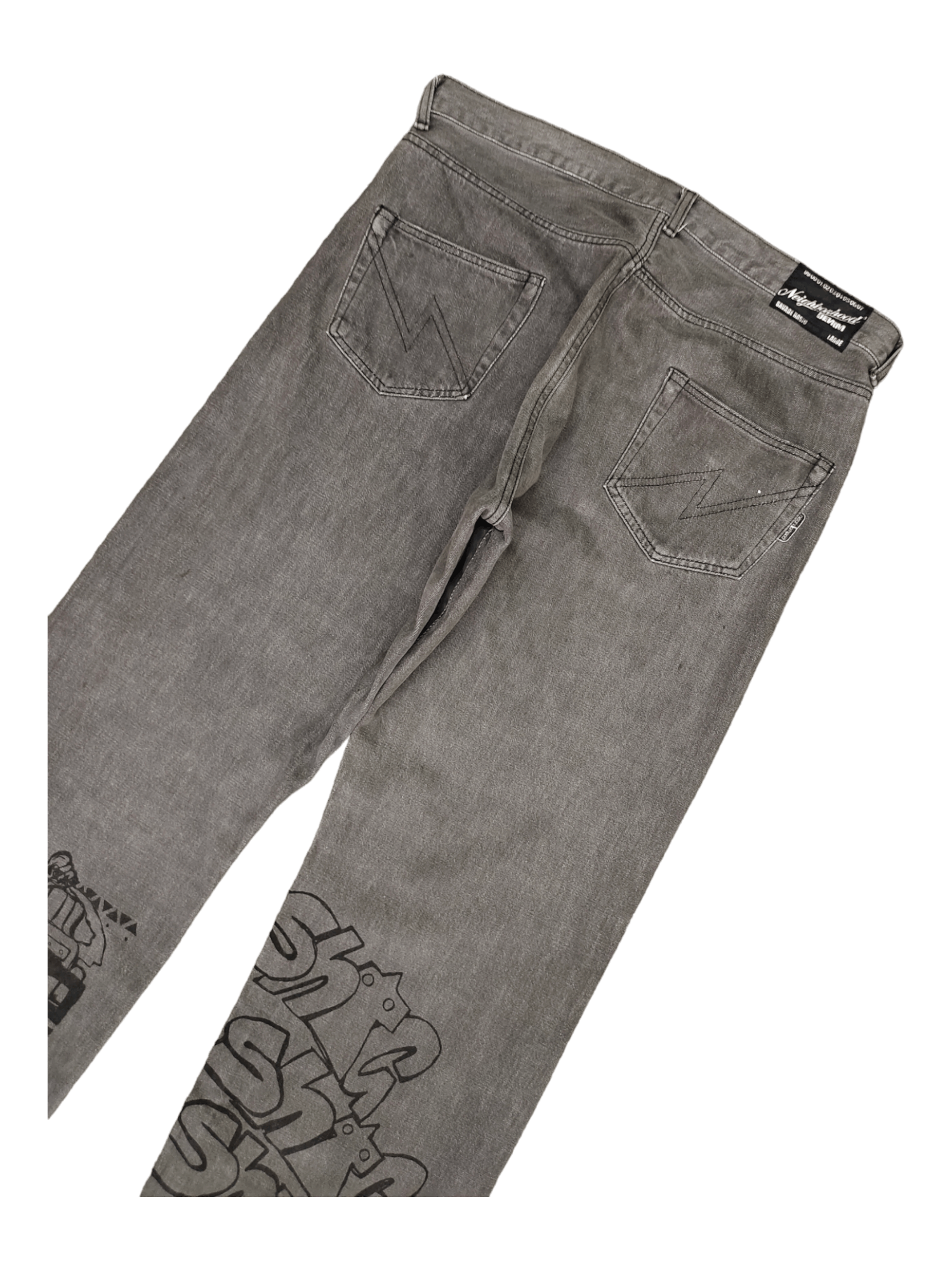 Fragment Design × Neighborhood × Undercover 2002 Neighborhood x Public Image Savage Basic Selvedge Jeans Size US 36 / EU 52 - 5 Thumbnail
