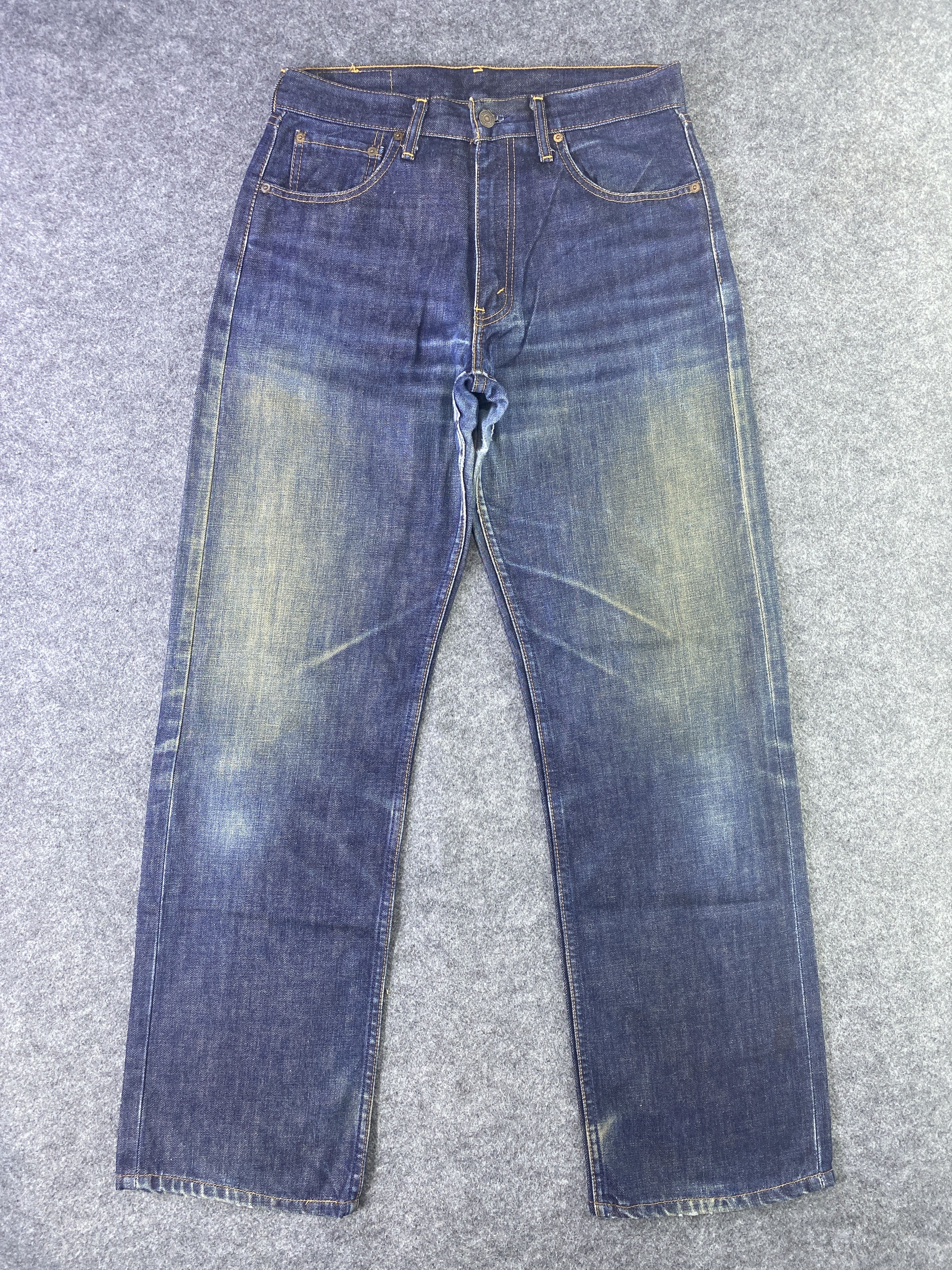Levi's Vintage Levi's 512 Blue Wash Jeans - J913 Size US 31 - 1 Thumbnail