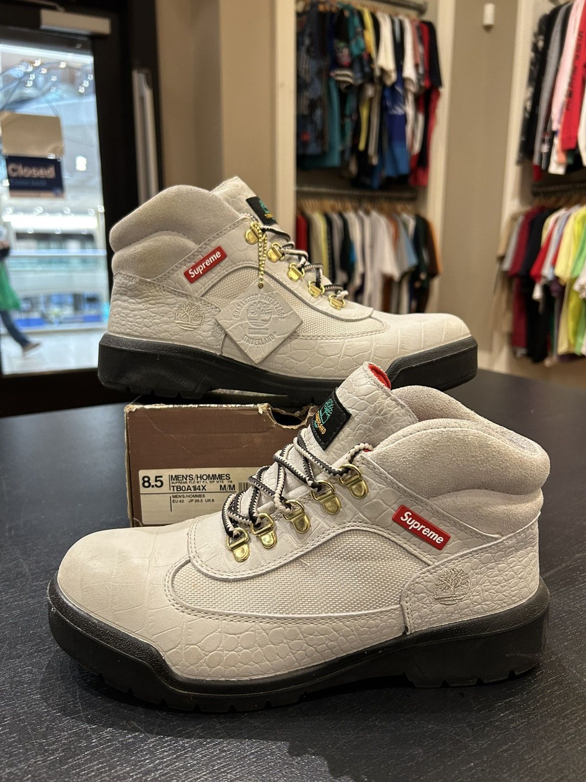 Supreme Timberland Field Boot | Grailed