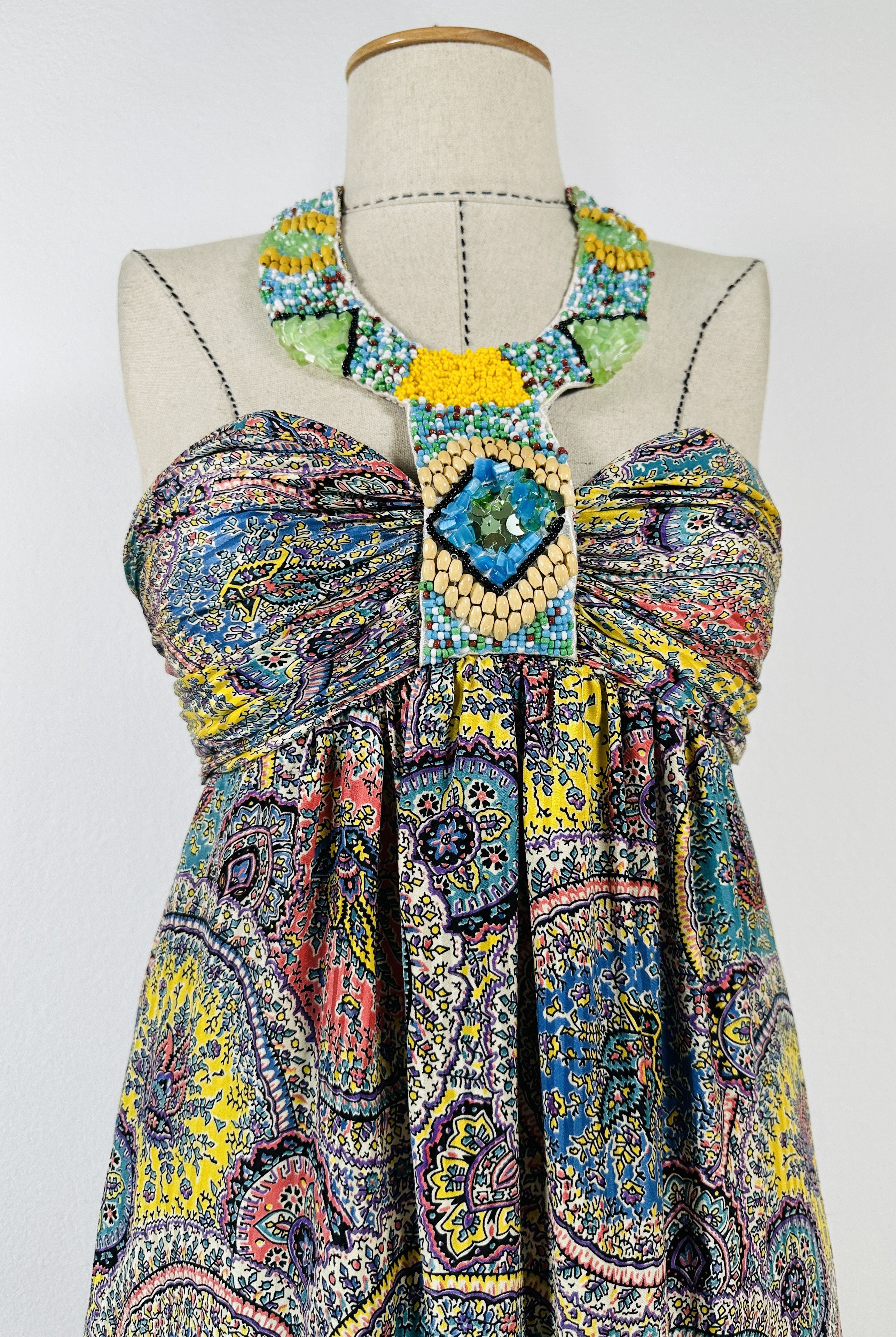 Other Single Dress 100% Silk Size XS / US 0-2 / IT 36-38 - 2 Thumbnail