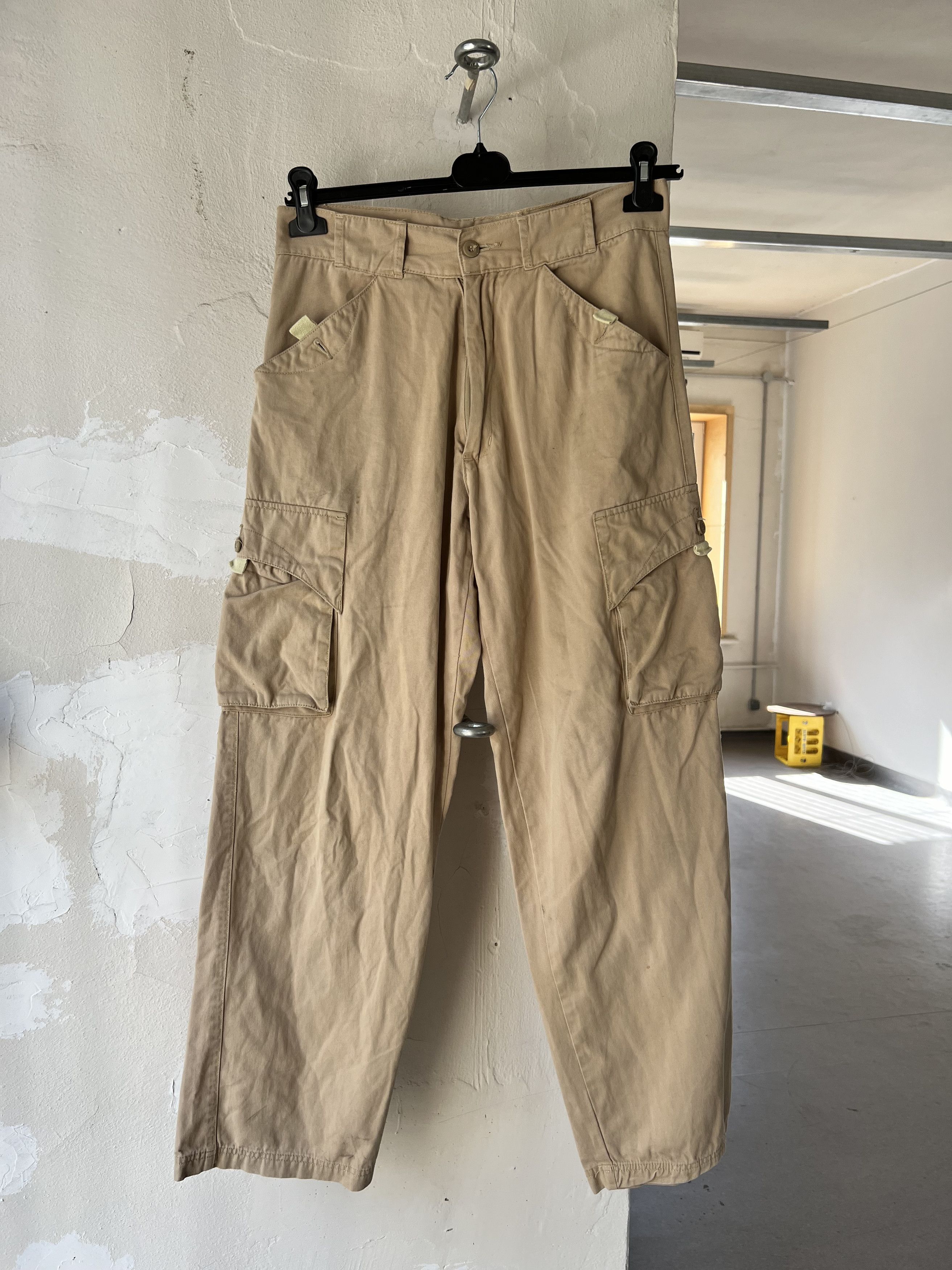 Other Asymmetric Vintage Baggie Cargo Pants 1980s Size US 32 / EU 48 - 1 Thumbnail