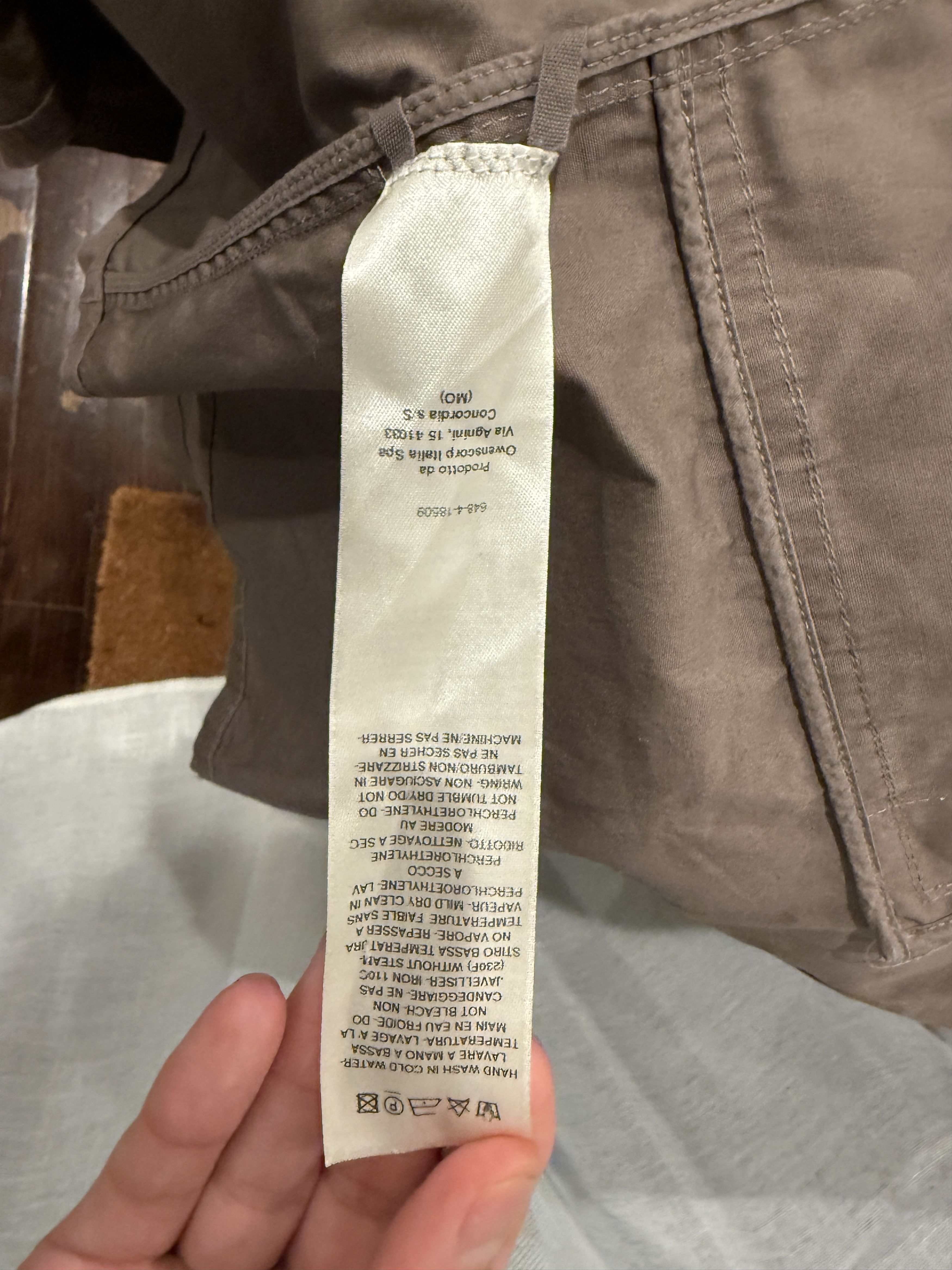 Rick Owens Rick Owens Field Jacket in Dust // MAINLINE Size US S / EU 44-46 / 1 - 4 Thumbnail