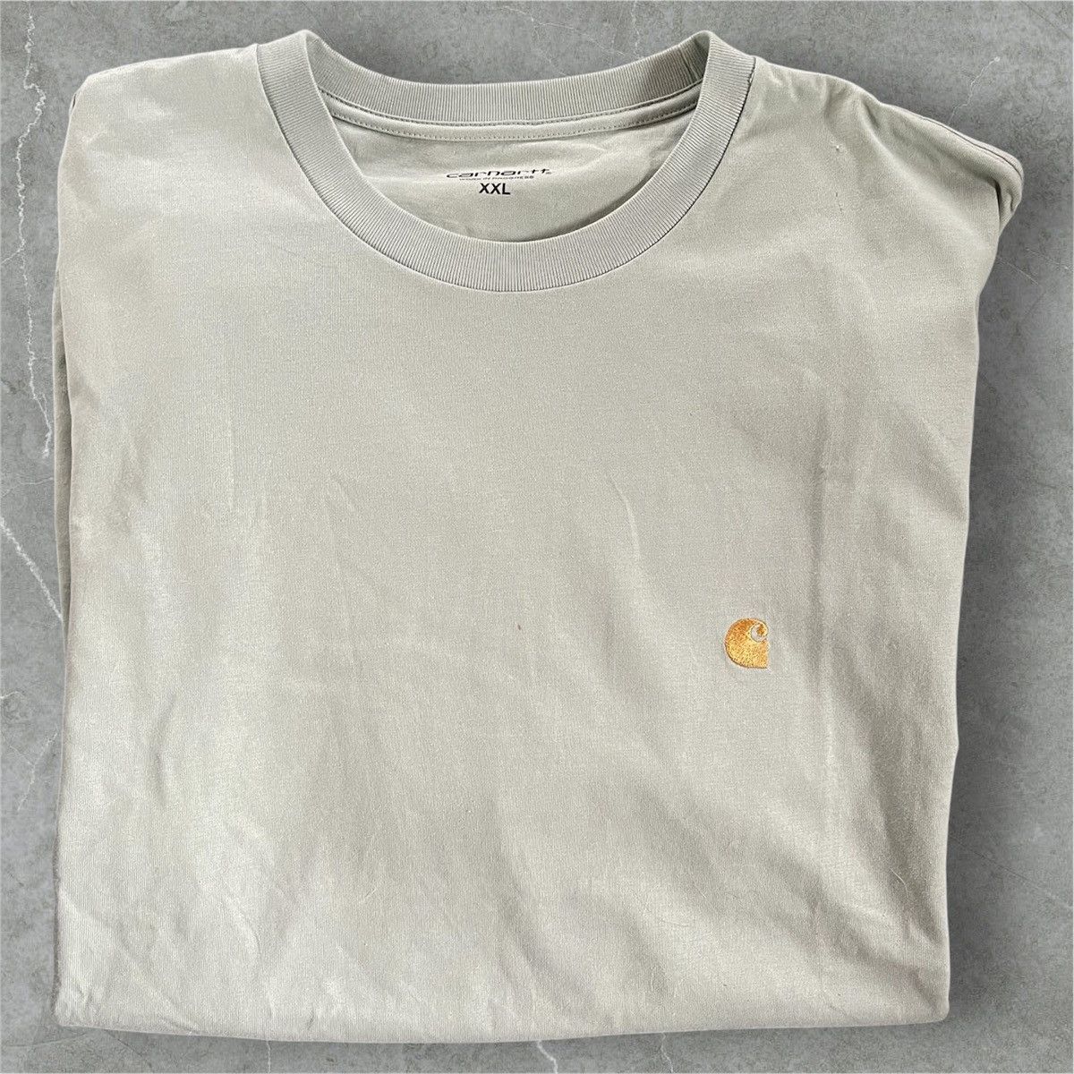 Carhartt × Vintage Vintage Carhartt Original T-Shirt/Tee/Shirt XXL light blue Size US XXL / EU 58 / 5 - 2 Thumbnail