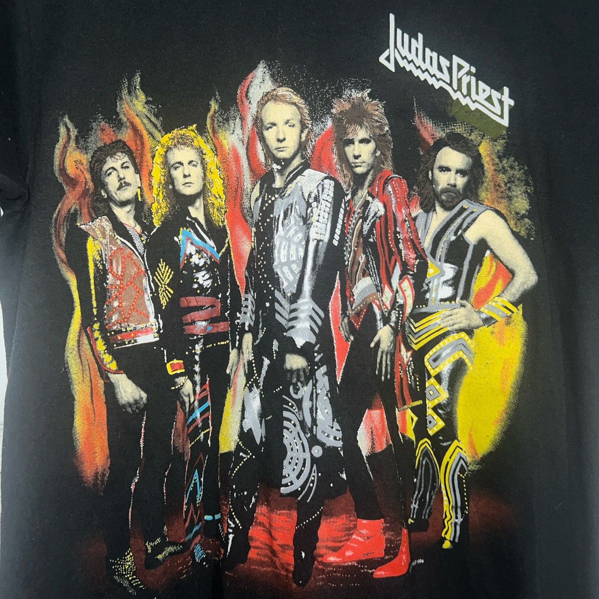 Other Vintage 1986 Judas Priest Turbo Fuel For Life Tour T Shirt Size US M / EU 48-50 / 2 - 2 Thumbnail