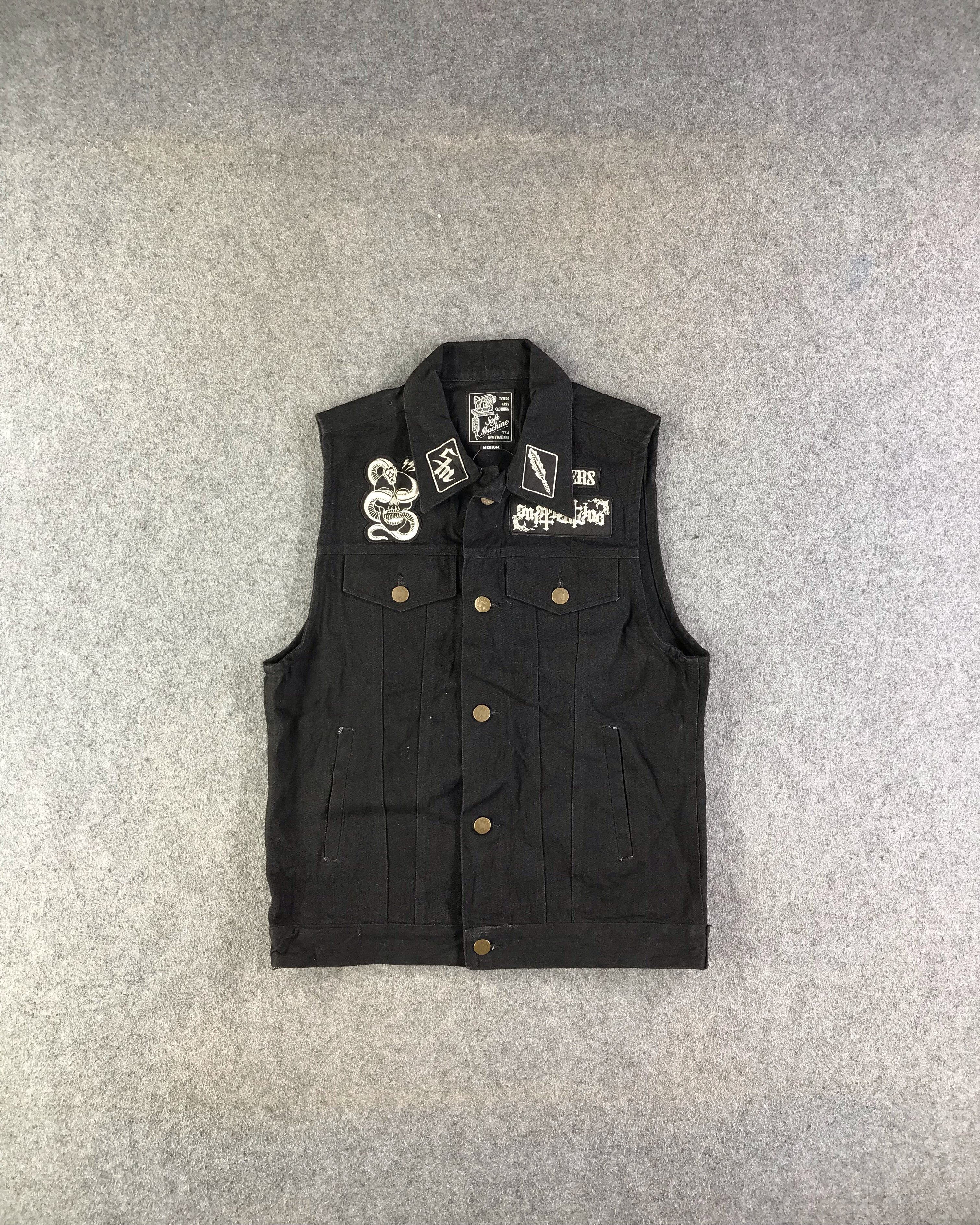 Japanese Brand Japanese Brand Punk Gothic Metal Vest Jacket-JC180 Size US M / EU 48-50 / 2 - 1 Thumbnail