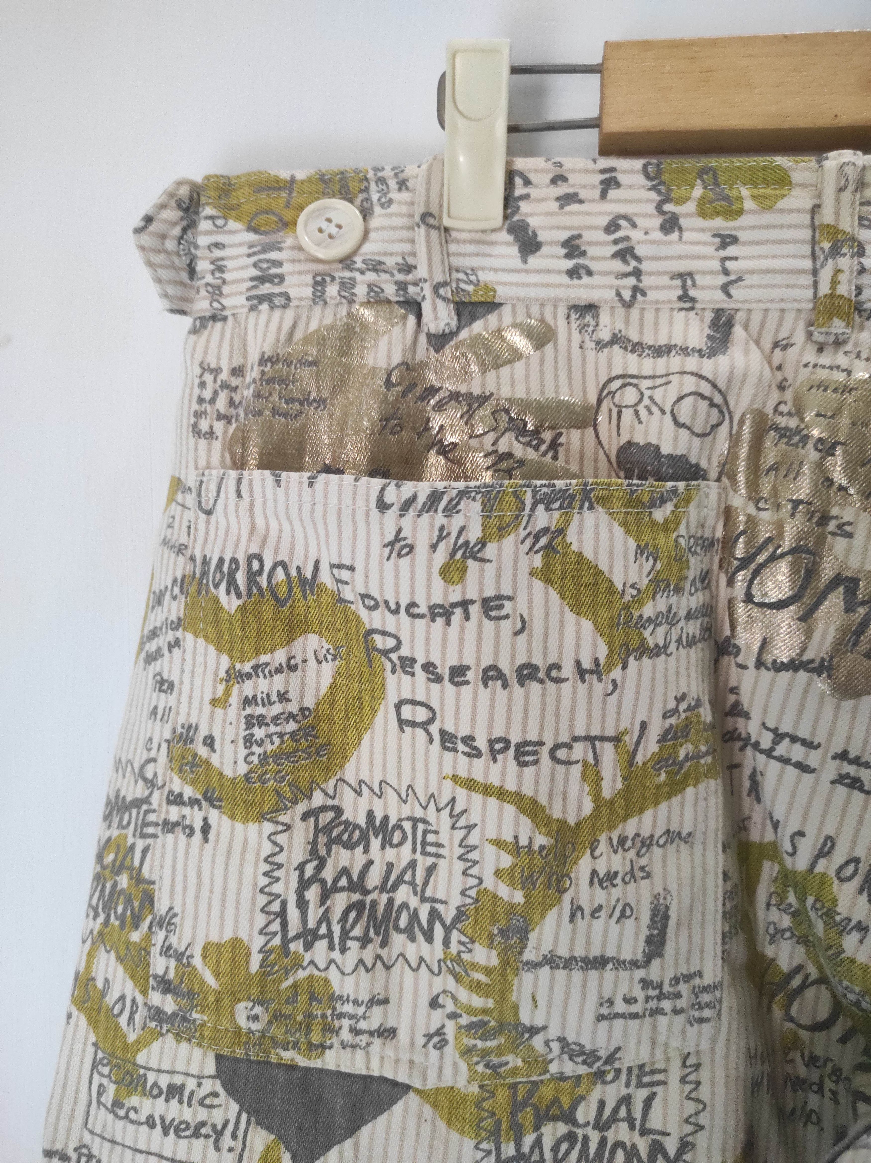 Comme des Garcons Comme Des Garcons Homme Plus AD2006 Printed Pant Size US 32 / EU 48 - 15 Thumbnail