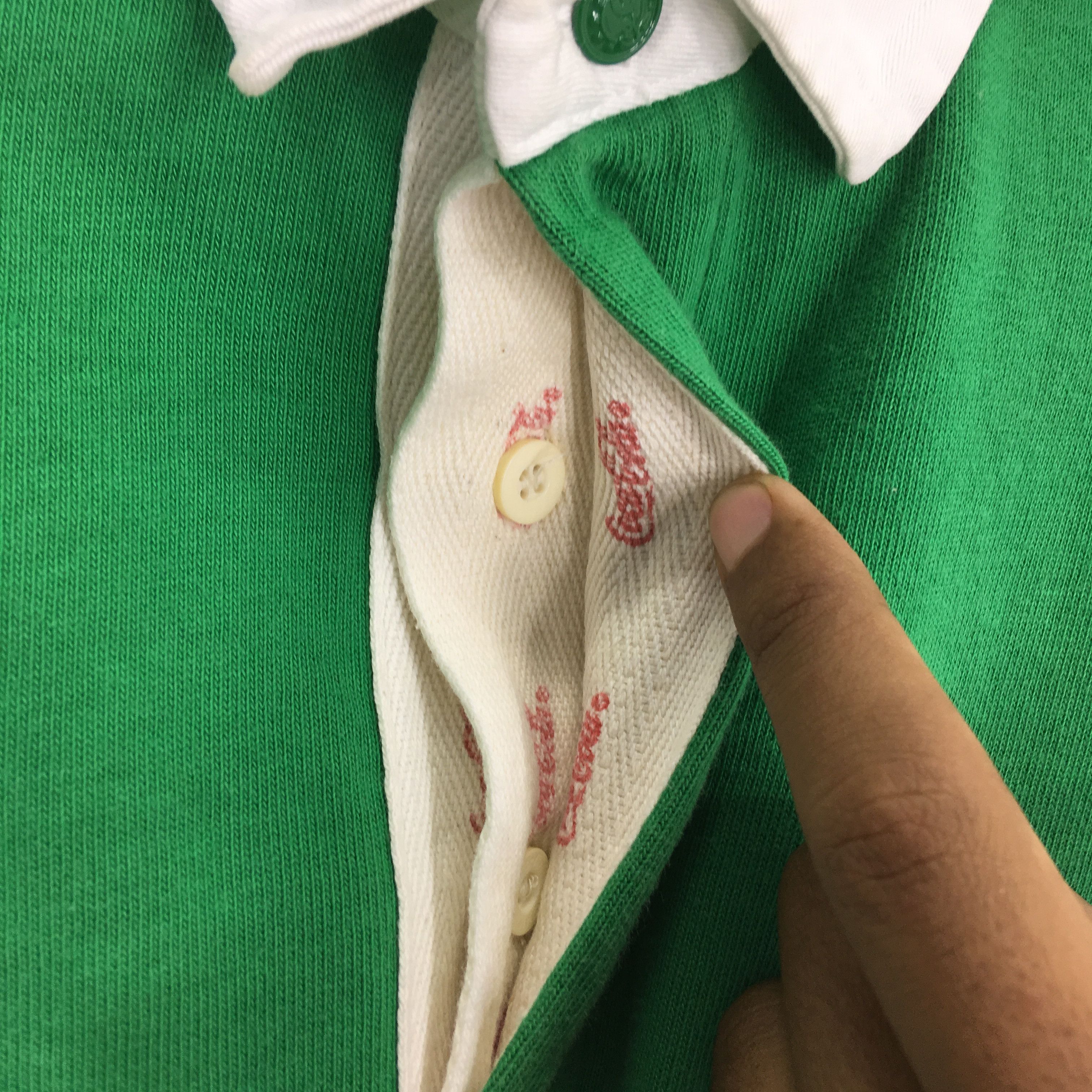 Coca Cola Vintage Coca Cola Polo Rugby Coke Carbonated Drink Shirt Size US M / EU 48-50 / 2 - 5 Thumbnail
