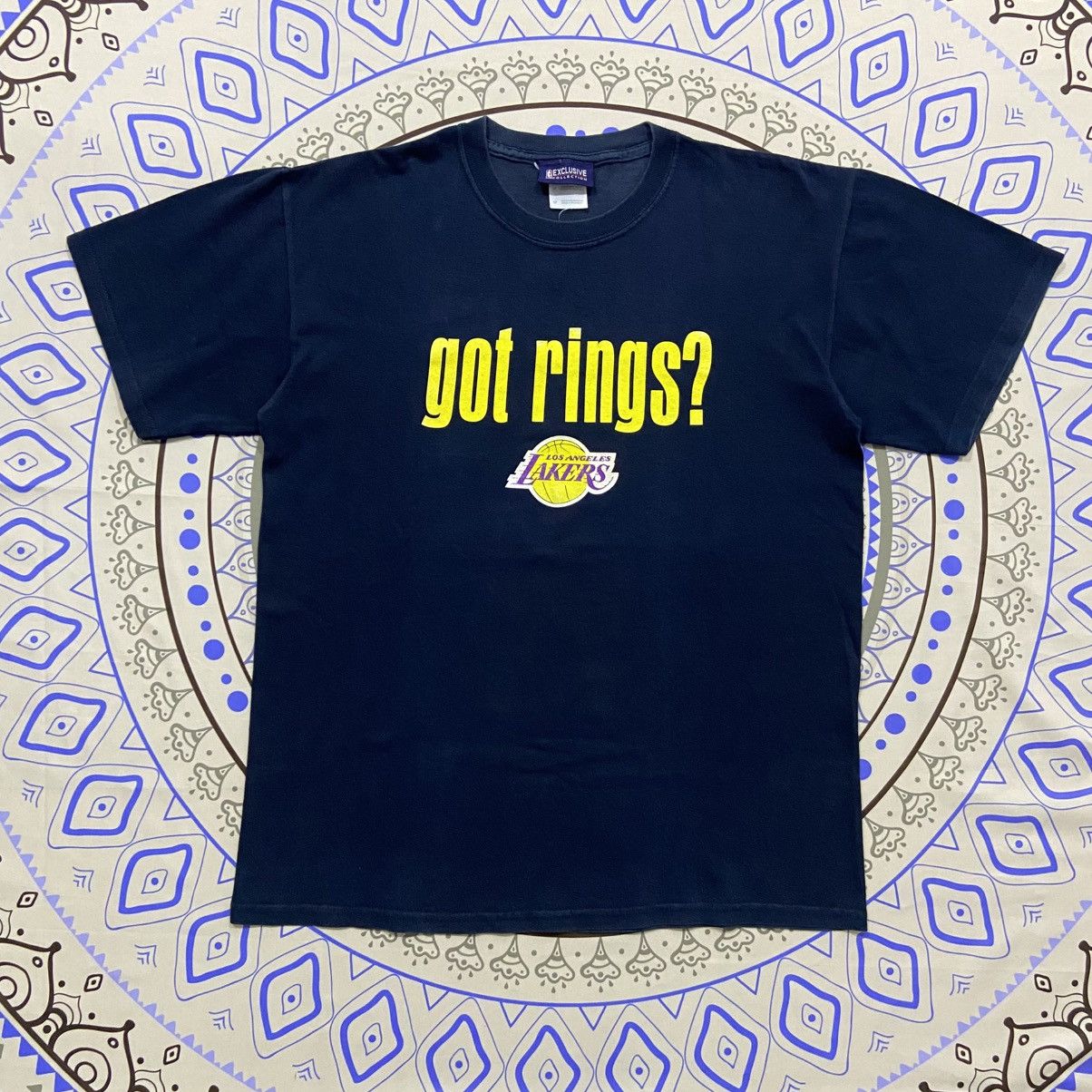 NBA × Vintage Vintage Y2K Lakers Got Rings? Size US M / EU 48-50 / 2 - 2 Thumbnail